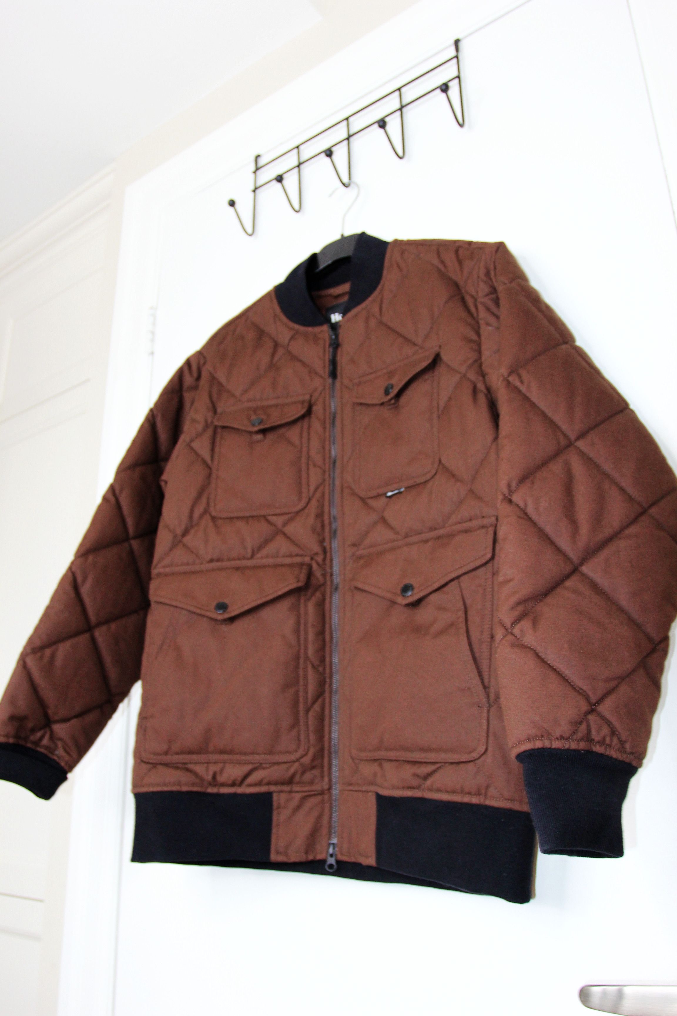 Other BNWT AW24 HOOKE BUSH PILOT QUILTED BOMBER JACKET S Size US S / EU 44-46 / 1 - 5 Thumbnail