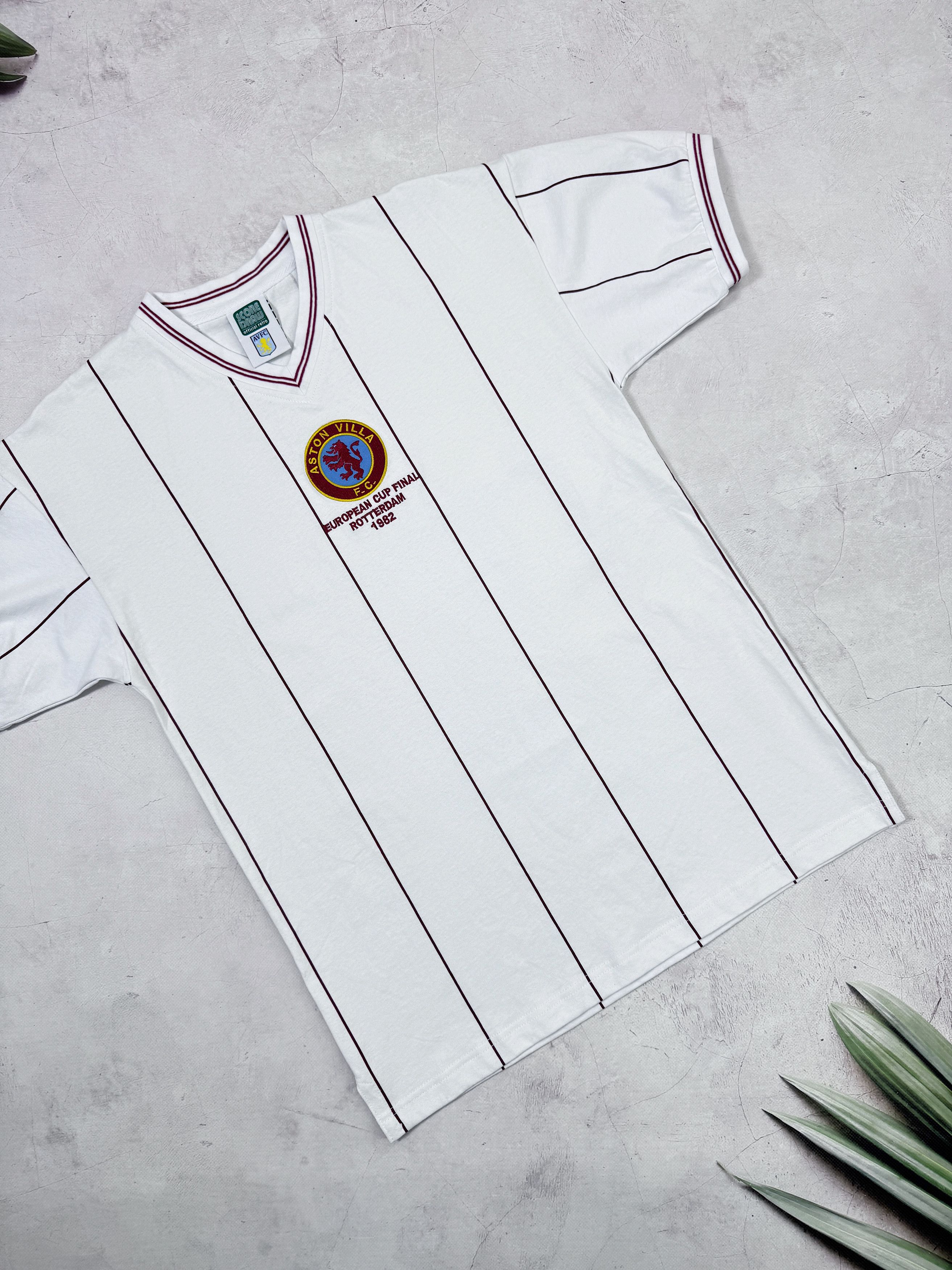 Sports Specialties European Cup Rotterdam 1982 Aston Villa Away Football Shirt Size US M / EU 48-50 / 2 - 4 Thumbnail