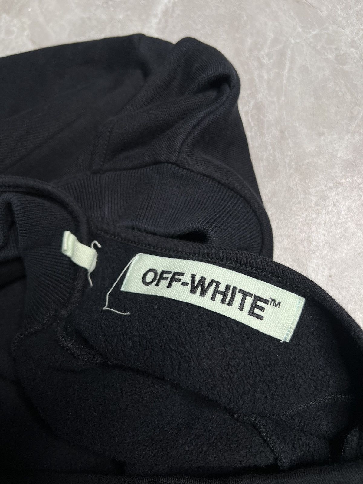 Off-White Off-White Chest print Oversized Backless Sweatshirr Size XS / US 0-2 / IT 36-38 - 7 Thumbnail