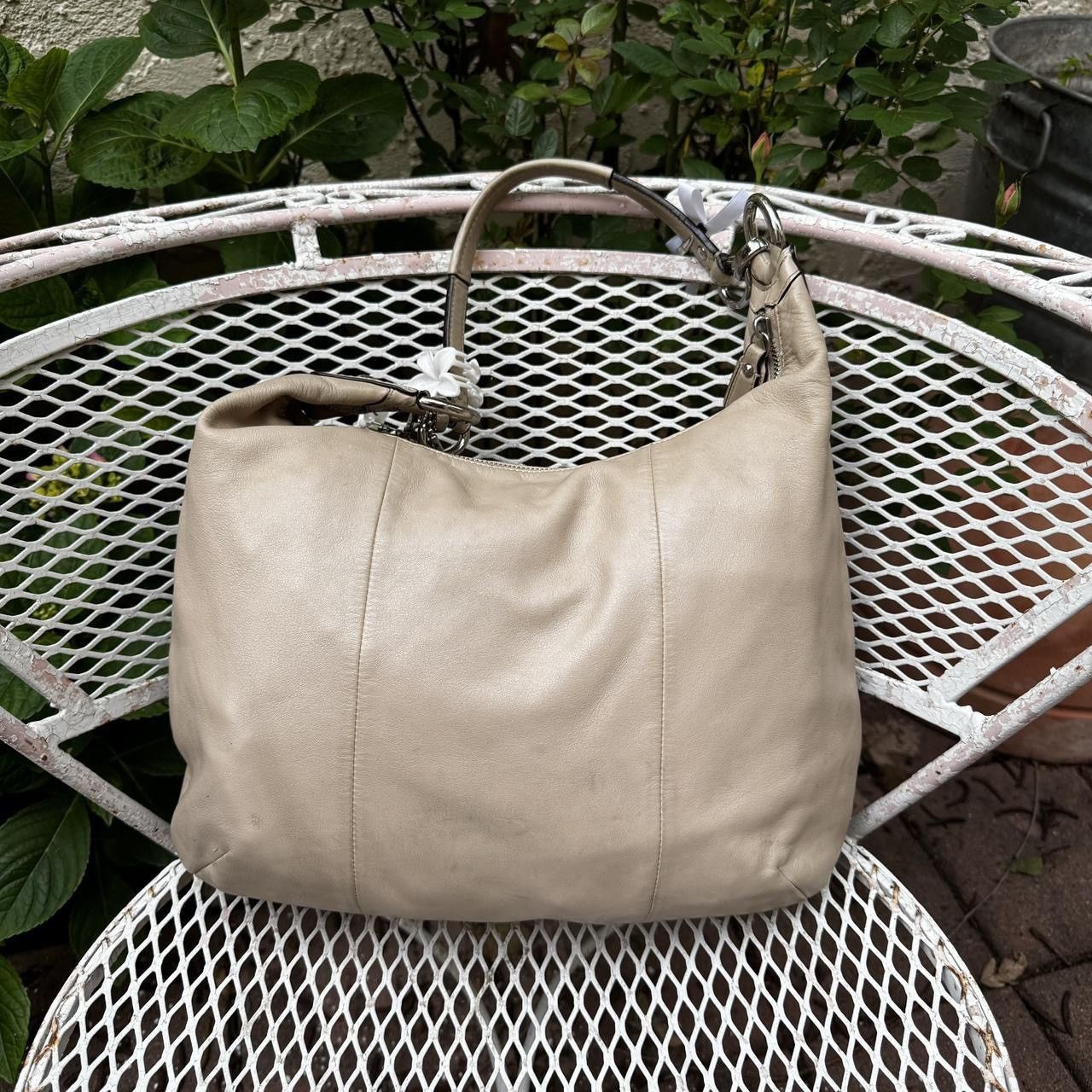 Coach Large Coach Beige Slouchy Shoulder Bag Size ONE SIZE - 2 Thumbnail