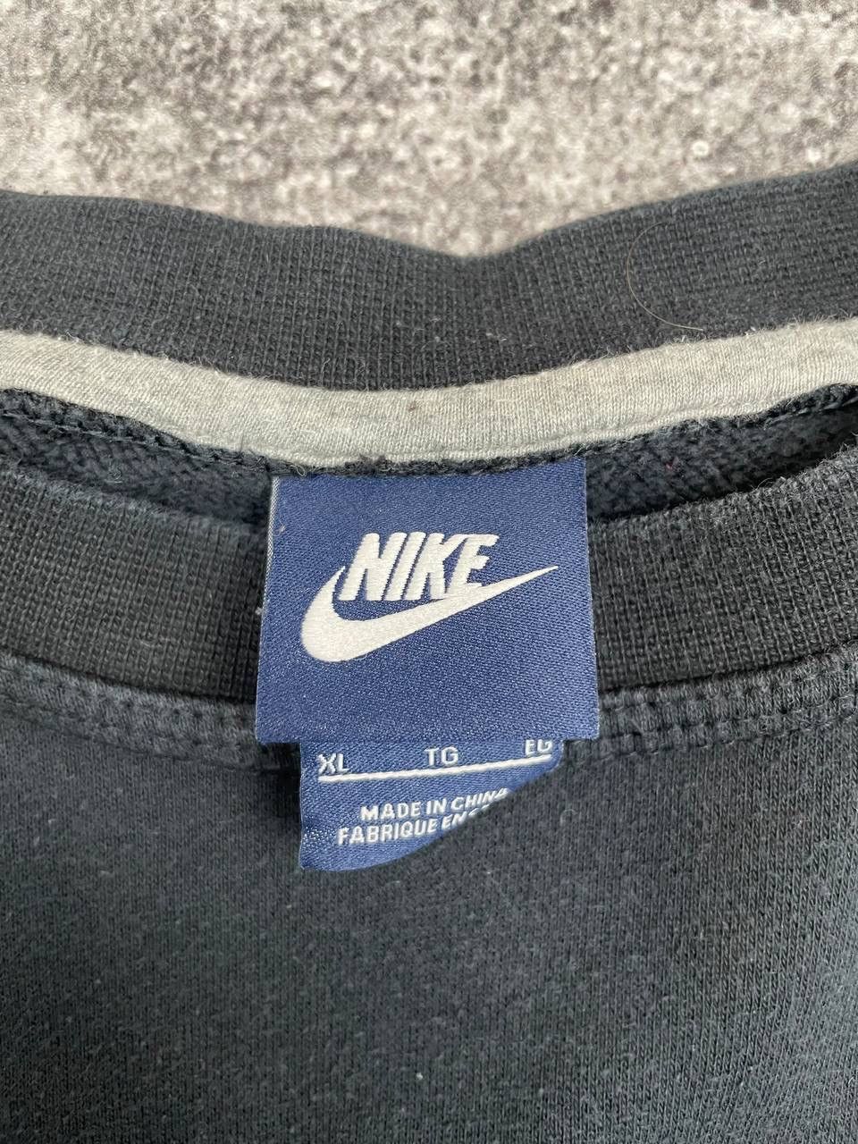 Nike Nike Men Cotton Blend Sweatshirt Black Crewneck Casual Size US XL / EU 56 / 4 - 3 Thumbnail