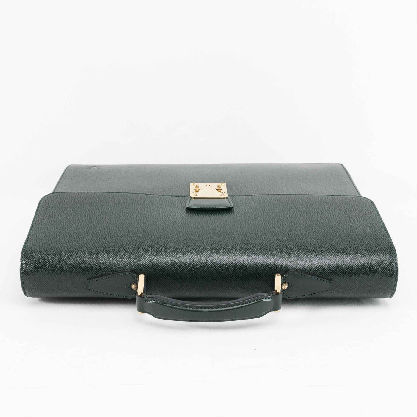 Louis Vuitton Louis Vuitton Green Taiga Leather Robusto Briefcase Size ONE SIZE - 6 Thumbnail