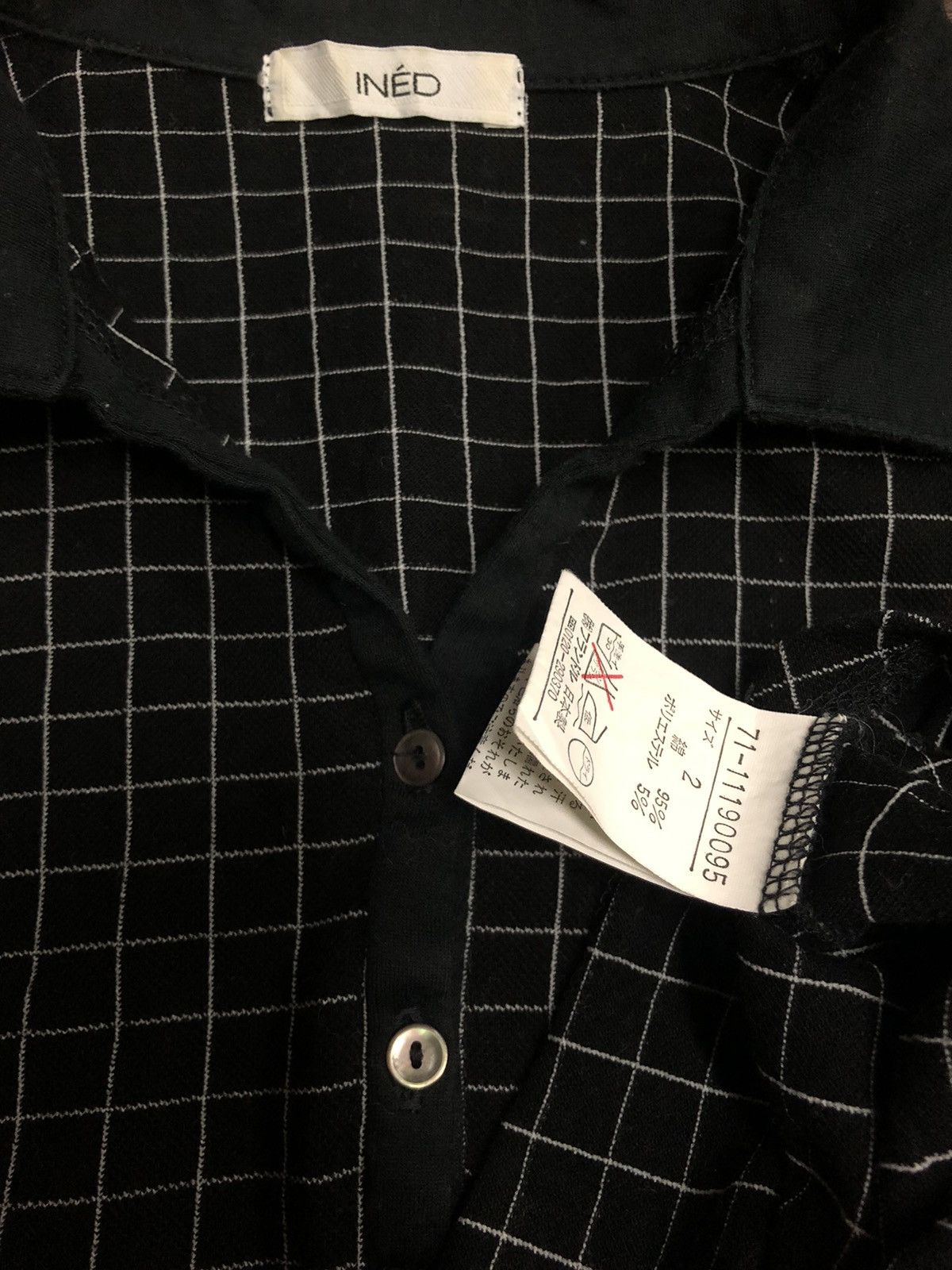 Vintage × Y's × Yohji Yamamoto VINTAGE INÉD YOHJI YAMAMOTO POLO TEE SHIRT Size S / US 4 / IT 40 - 7 Thumbnail
