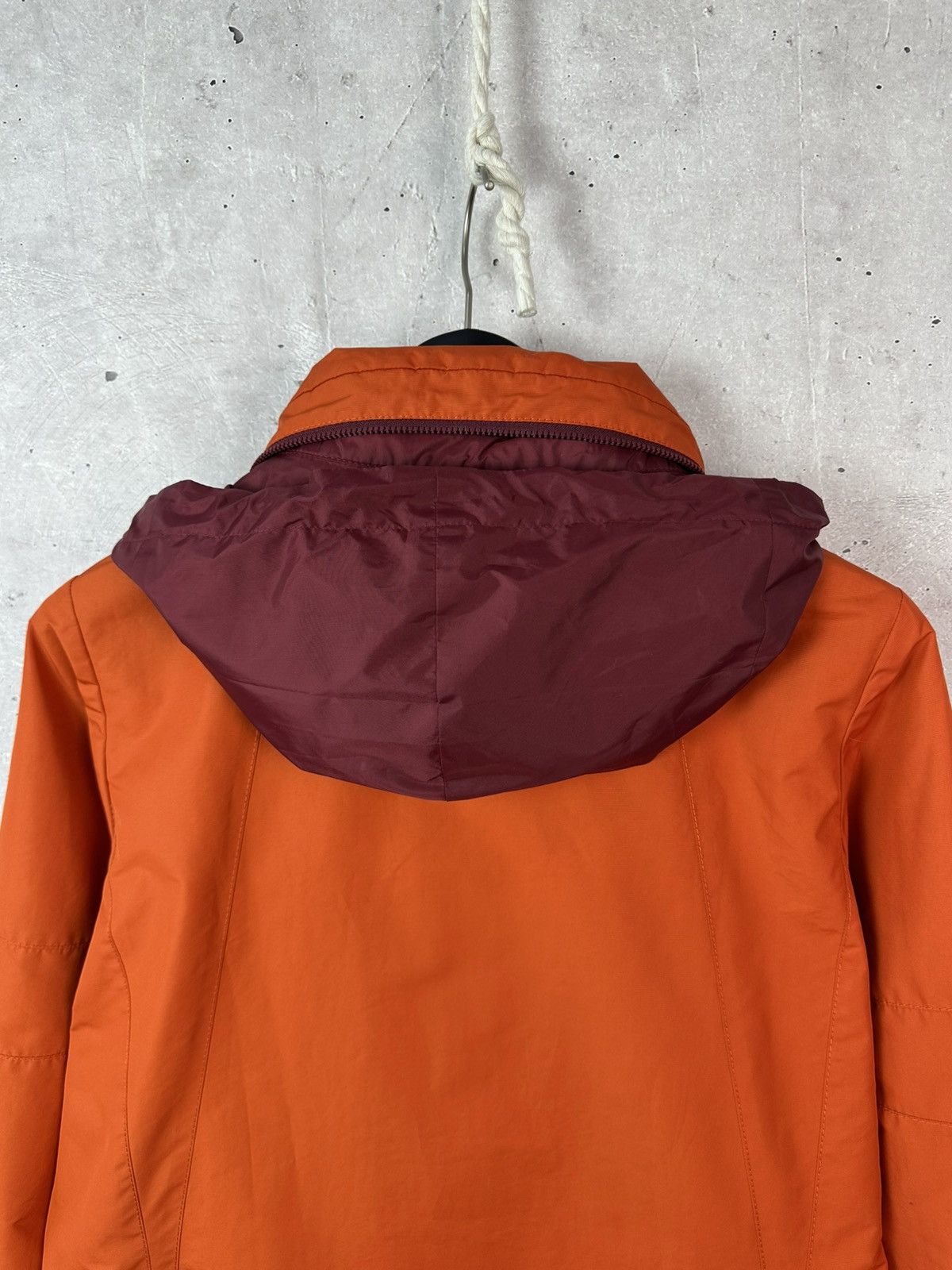 Other Creenstone Orange Nylon Full Zip Relaxed Women’s Jacket Size M / US 6-8 / IT 42-44 - 12 Thumbnail