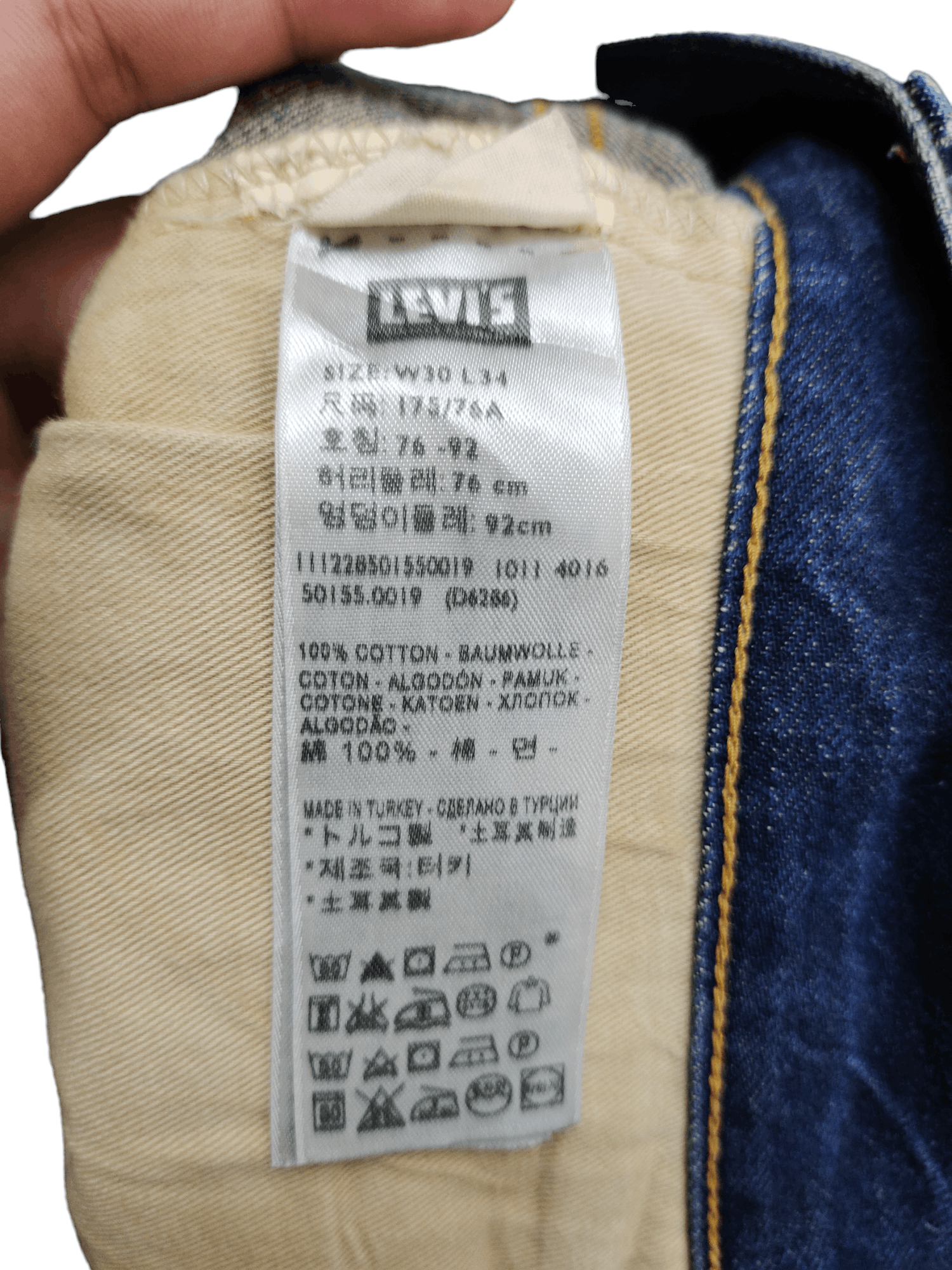 Levi's Vintage Clothing Vintage Levis 501xx Lvc Clawmarks Selvedge Jeans Big E Size US 30 / EU 46 - 17 Thumbnail