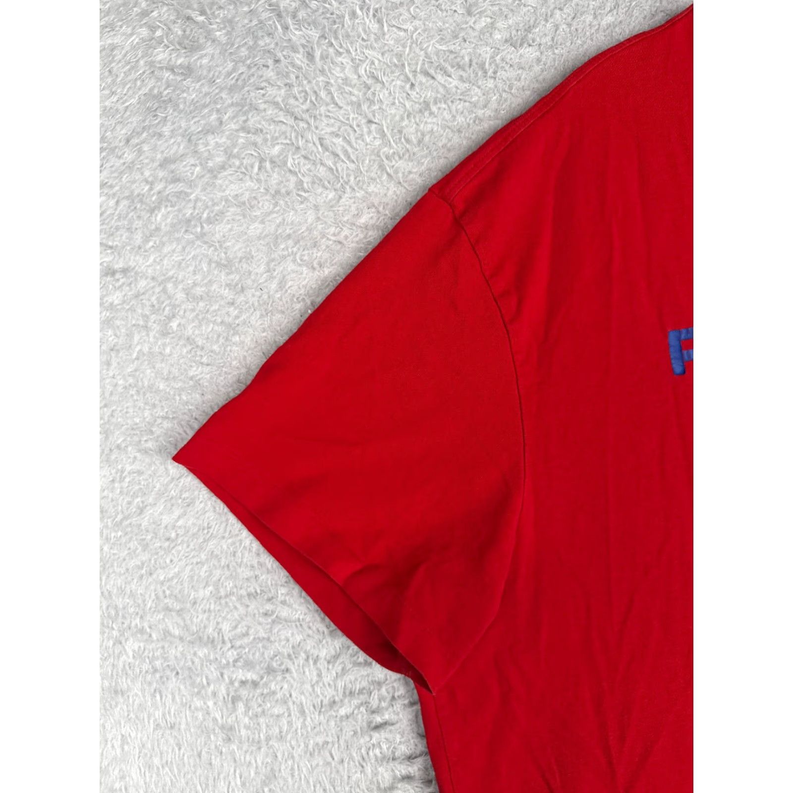 Vintage Polo Sport Ralph Lauren Shirt Adult XL Red Cotton Jersey Crew Neck USA Flag Embroidered Logo Size US XL / EU 56 / 4 - 3 Thumbnail