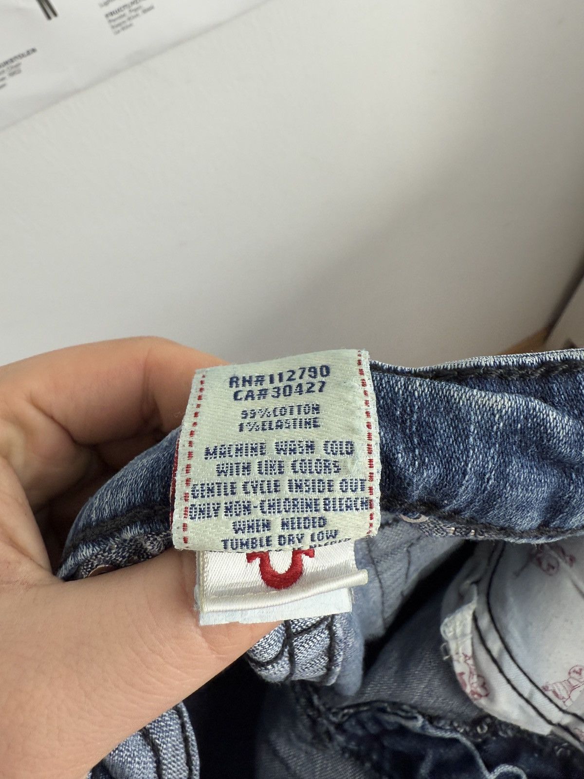 Designer × True Religion × Vintage Vintage y2k True Religion denim jeans pants 26 avantgarde 90s Size 26" / US 2 / IT 38 - 11 Thumbnail