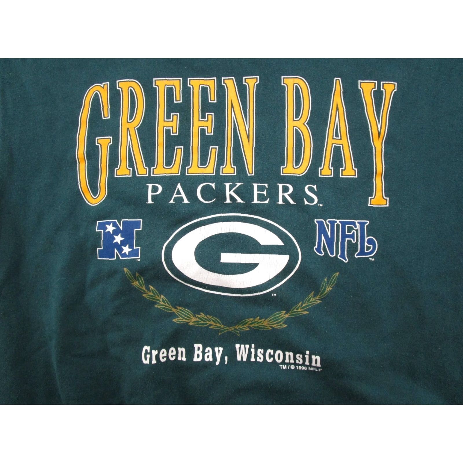 Starter VINTAGE Starter Green Bay Packers Sweatshirt Crewneck L Men Green 90s Sports 1996 Pullover Hoodie Size US L / EU 52-54 / 3 - 2 Thumbnail