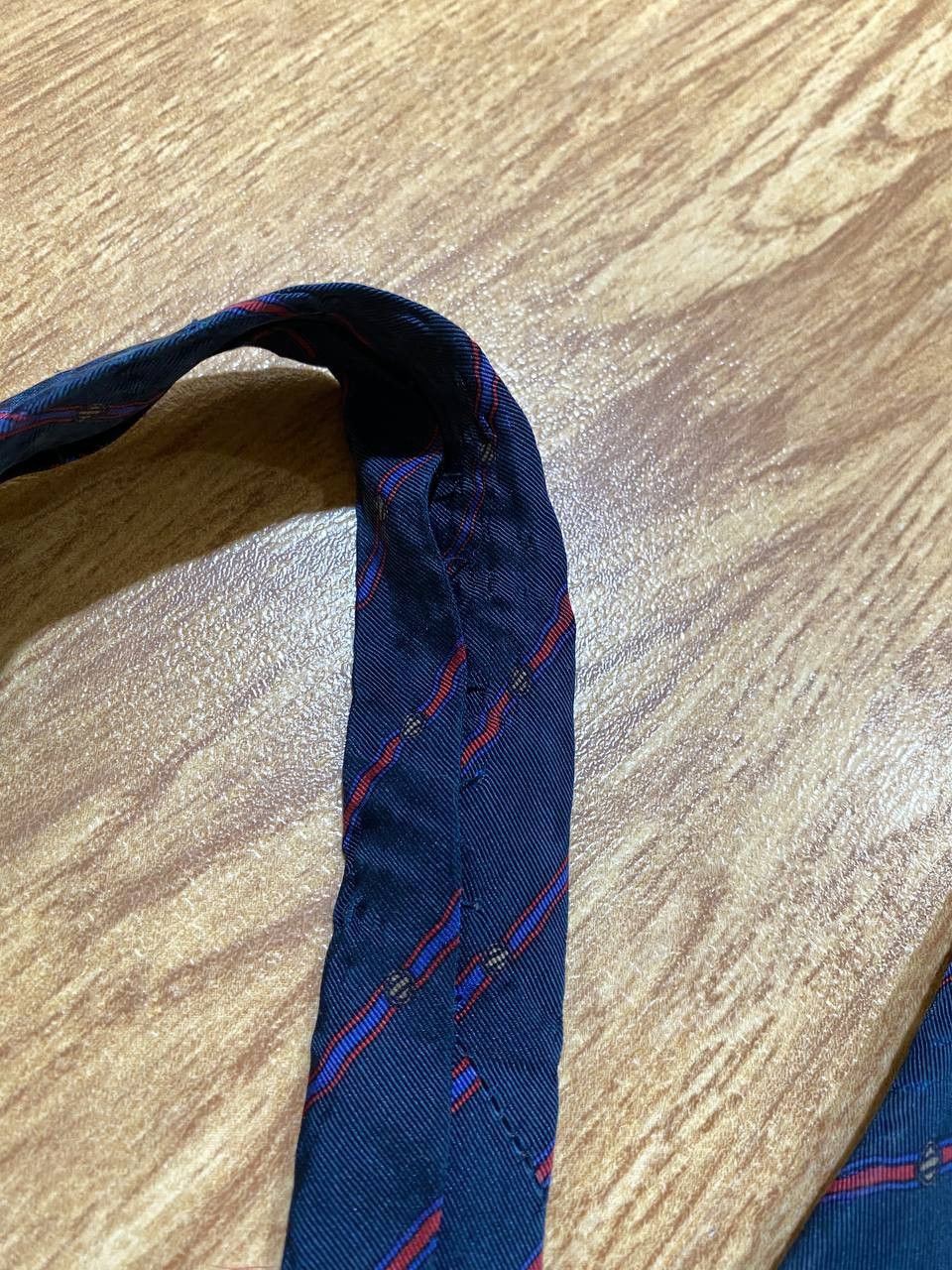 Ermenegildo Zegna Ermenegildo Zegna 100% Silk Tie Made in Italy Striped Size ONE SIZE - 12 Thumbnail