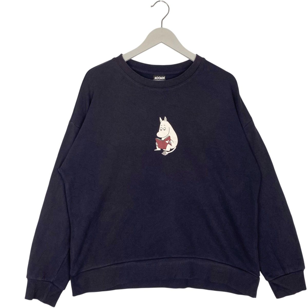 Vintage Vintage Moomin Sweatshirt Crewneck Black Baggy Style Size M Size US M / EU 48-50 / 2 - 1 Thumbnail