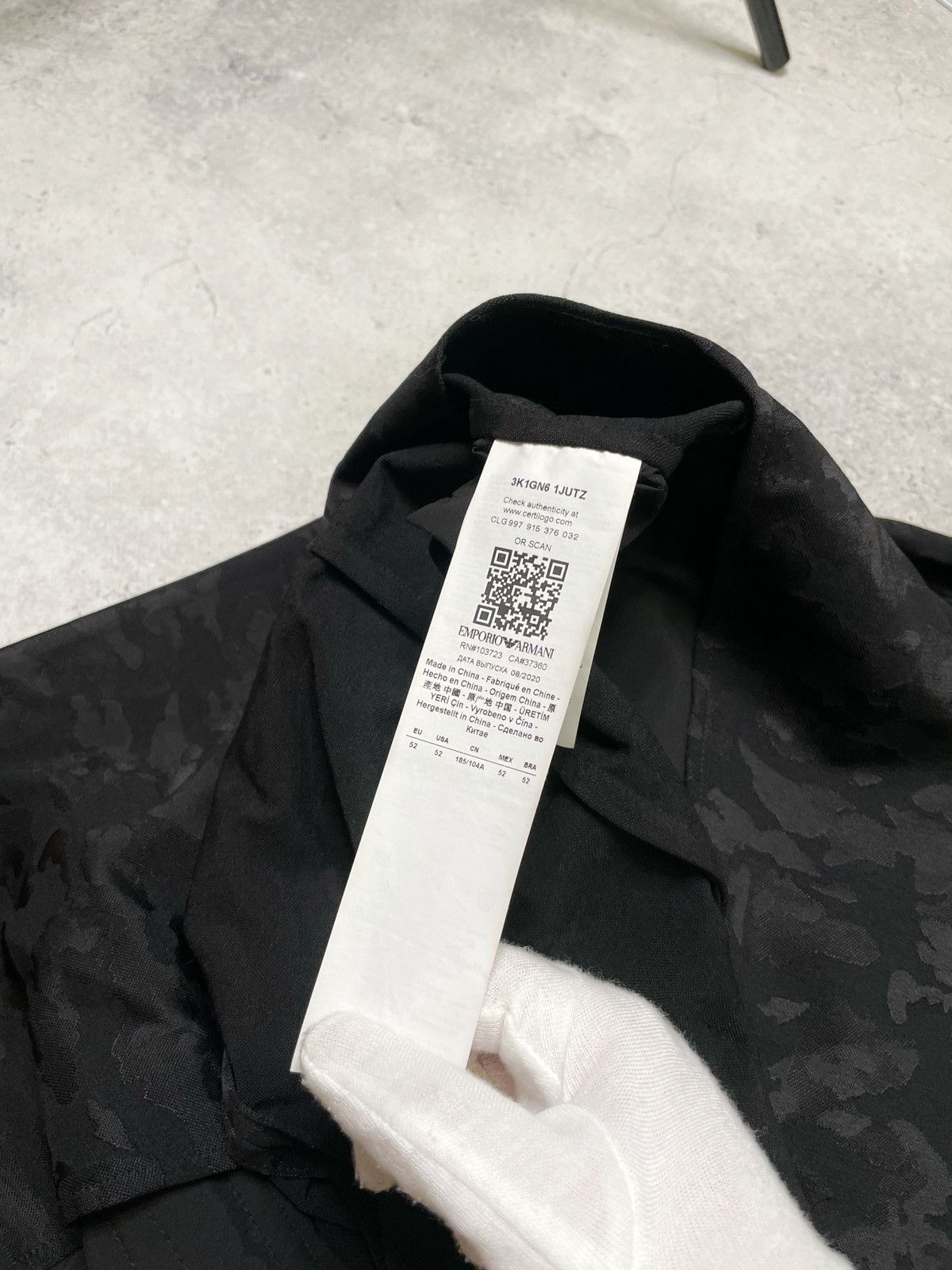 Emporio Armani Emporio Armani Slim Fit Sakko Camouflage Jacket With Hood Size US M / EU 48-50 / 2 - 6 Thumbnail