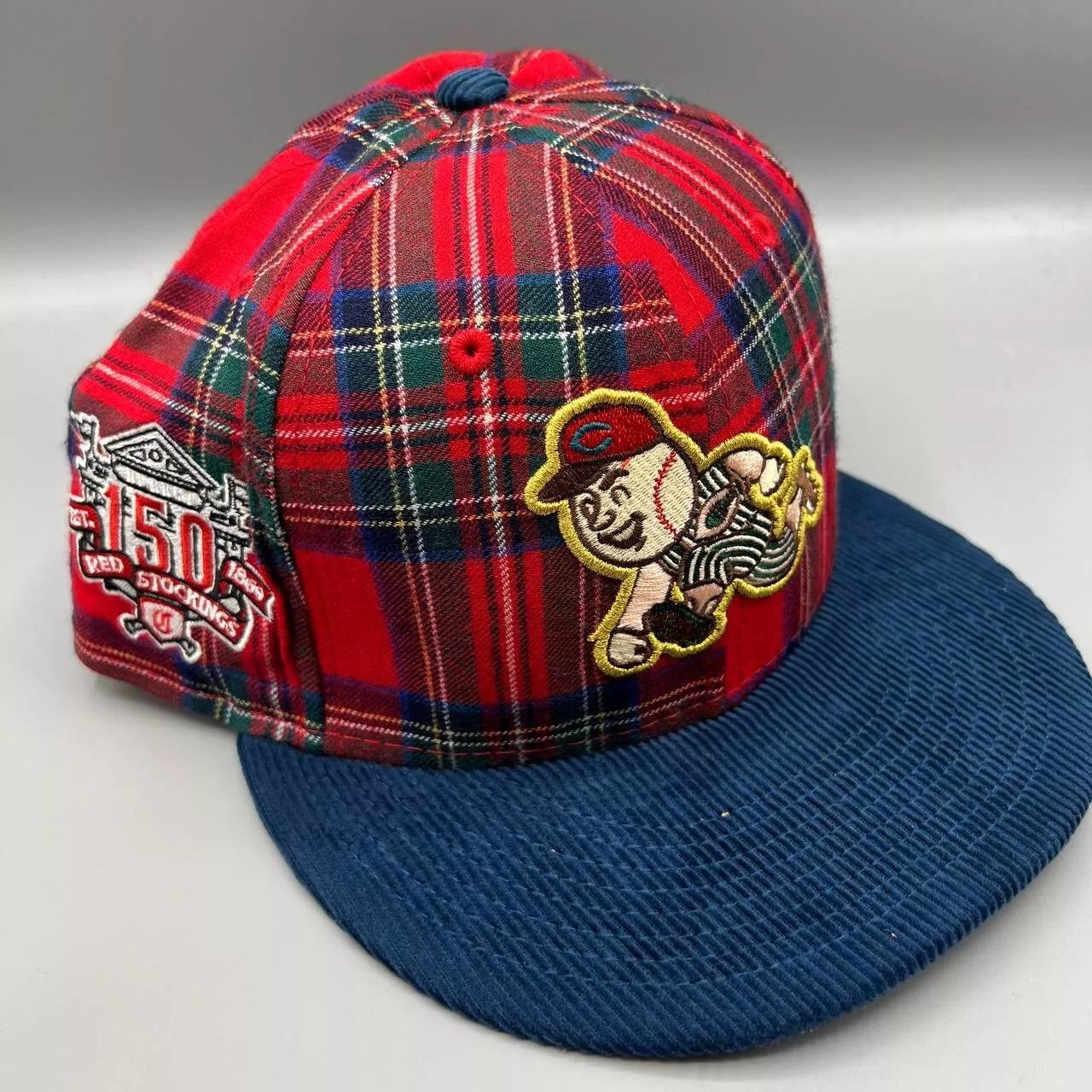 New Era Cincinnati Reds Hat Men Red Blue 59Fifty New Era Fitted Cap Size ONE SIZE - 1 Thumbnail
