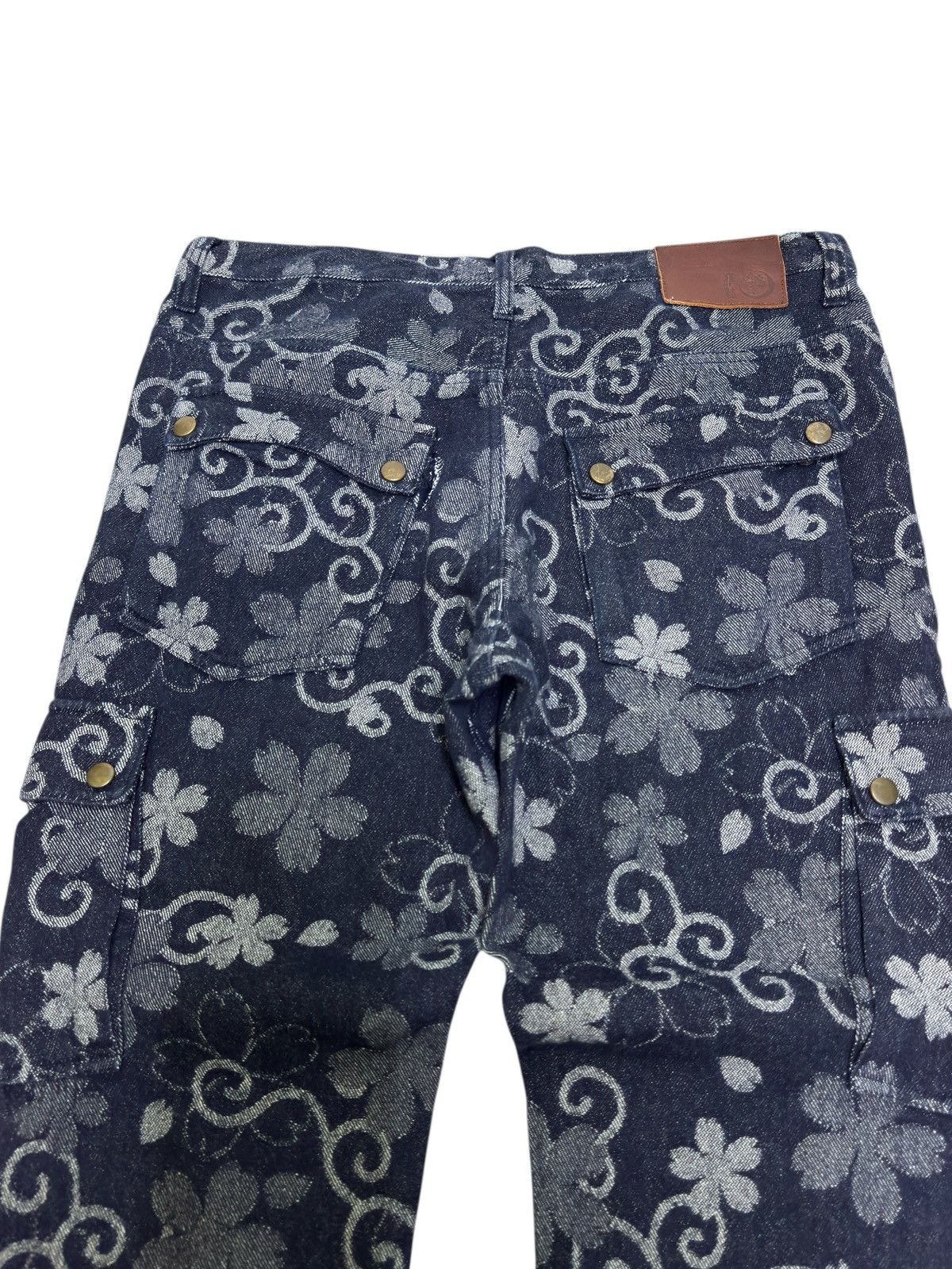 Karakuri Tamashii Japan Brand Cropped Utility Cargo Multi Pocket Streetwear Size US 33 - 10 Thumbnail