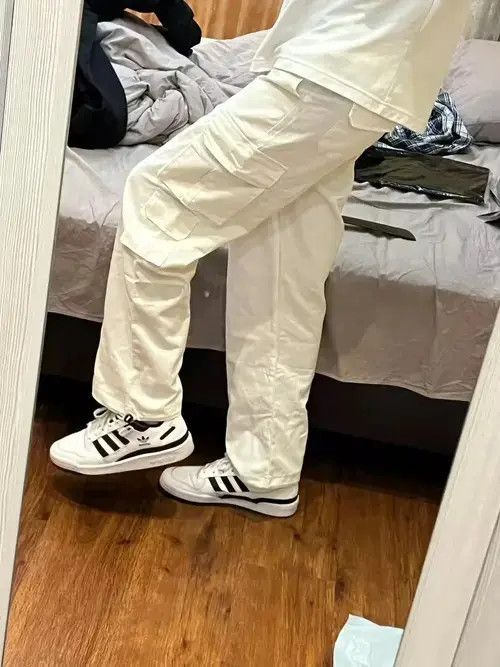 Other Cargo Pants White Utility Size US 29 - 3 Thumbnail