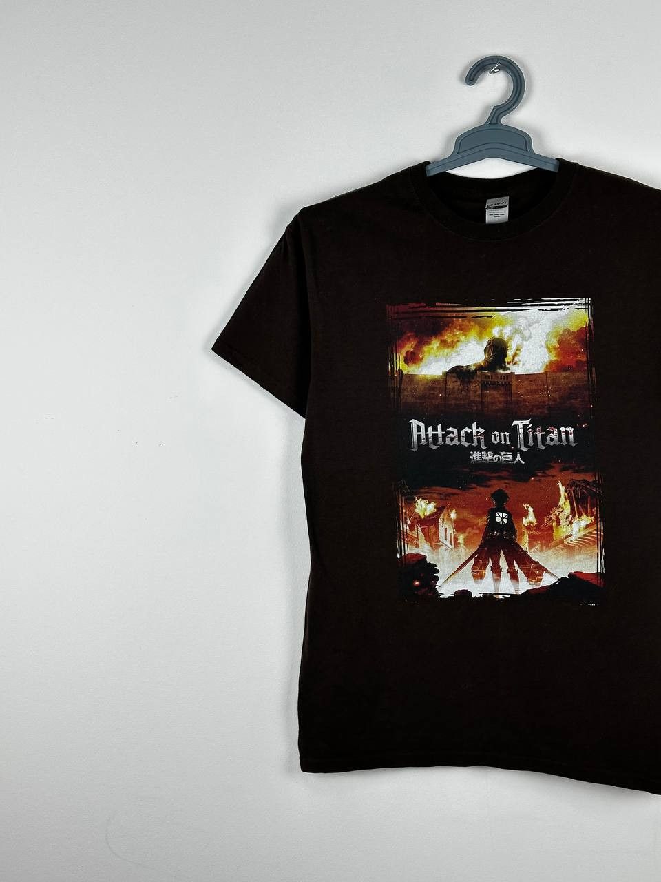 Anime × Japanese Brand × Vintage Anime Attack On Titan Eren Jaeger Yeager T-shirt Y2K Size US M / EU 48-50 / 2 - 2 Thumbnail