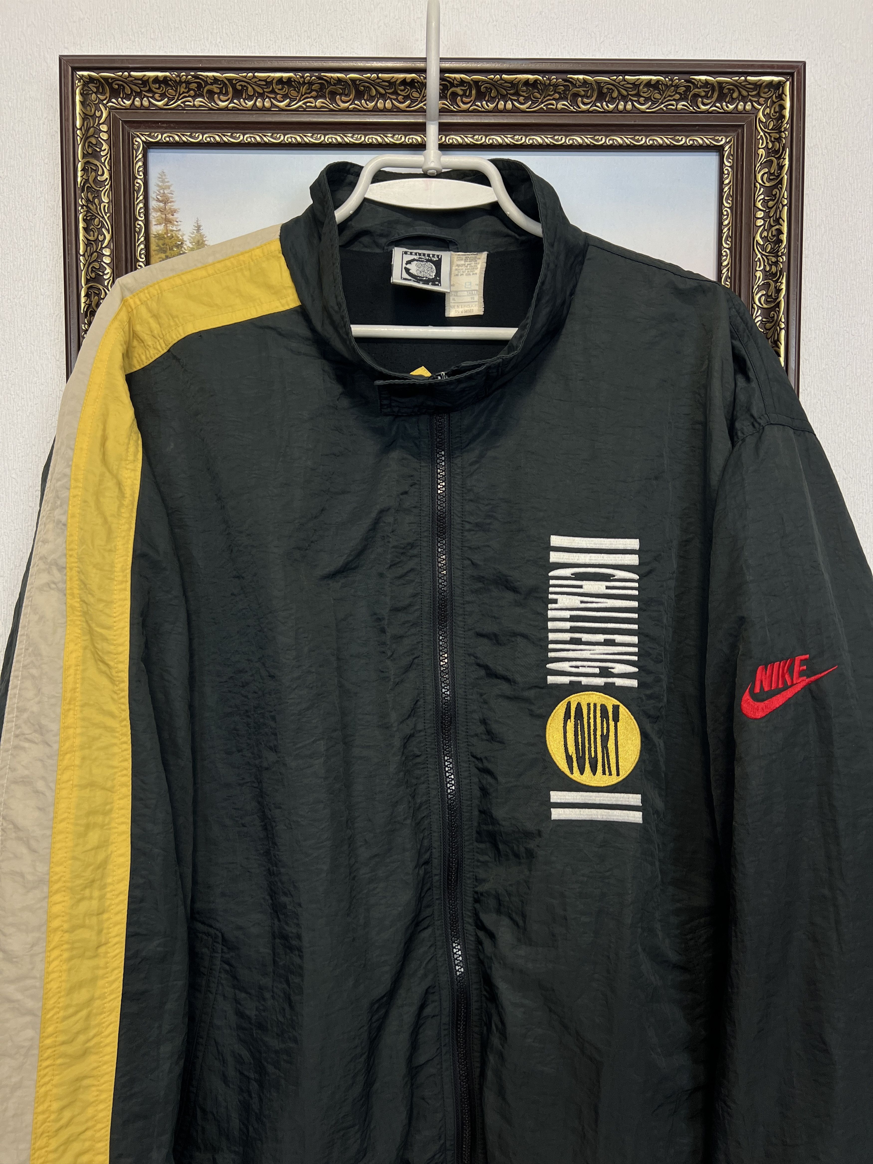 Nike Vintage Nike Challenge Court Andre Agassi Jacket Track Top Size US XL / EU 56 / 4 - 3 Thumbnail