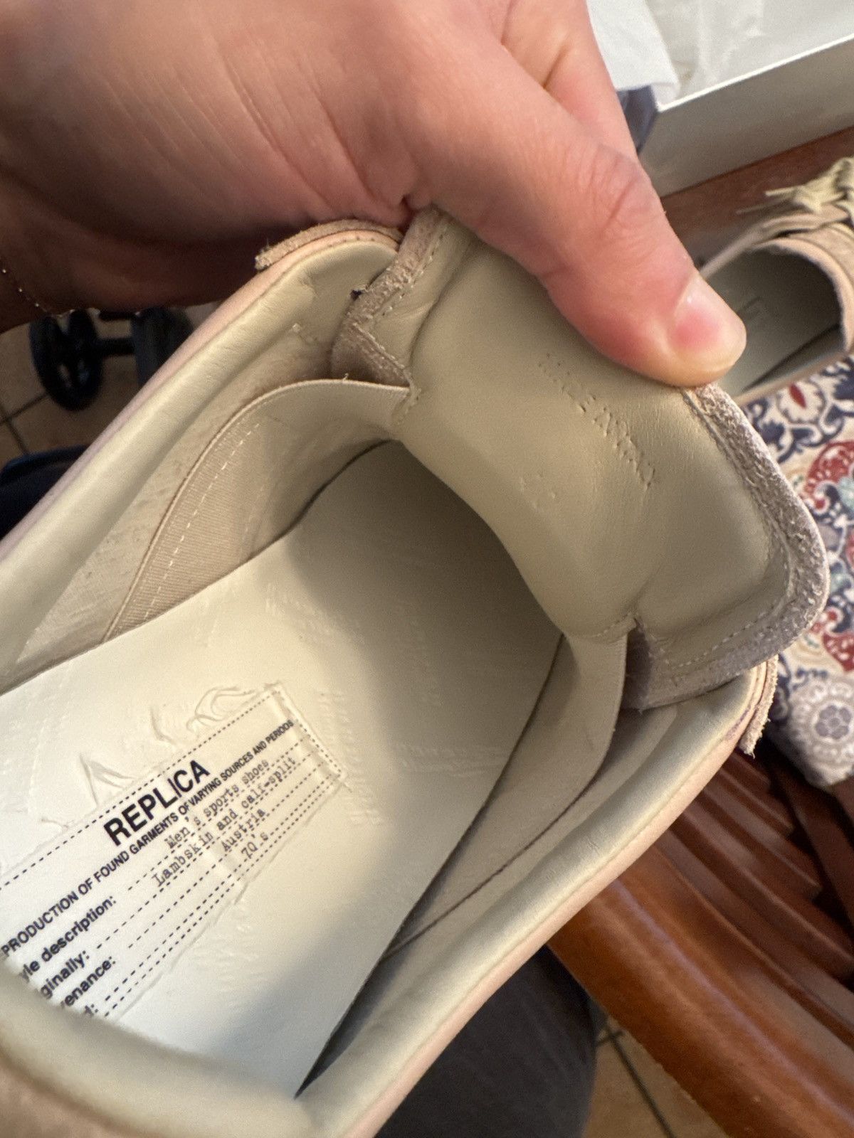 Maison Margiela Maison Margiela - Pink Replica Sneakers Size US 7 / EU 40 - 11 Thumbnail