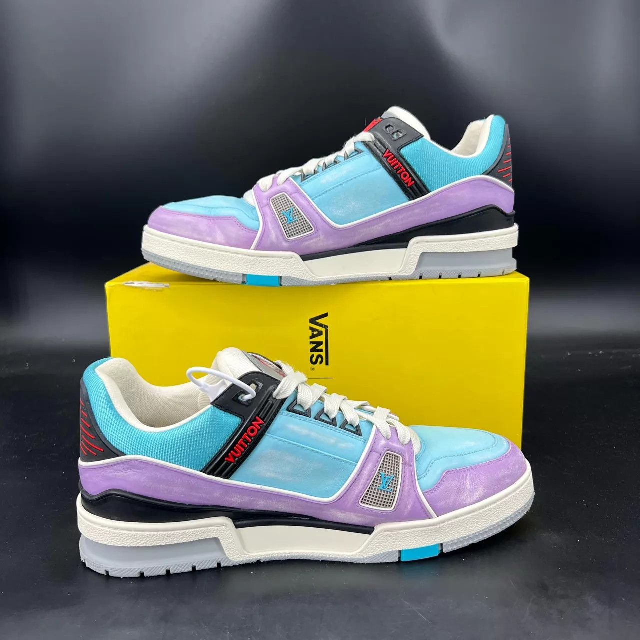 Louis Vuitton LV Trainer Macaron Size 7 Original Box Fair Size US 8 / EU 41 - 4 Thumbnail