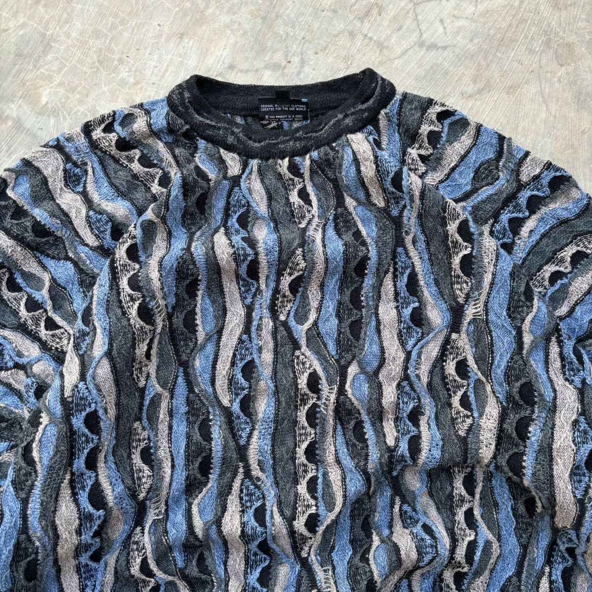 Coogi Crazy Vintage 90s Coogi 3D Knit Sweater Size US XXL / EU 58 / 5 - 4 Thumbnail