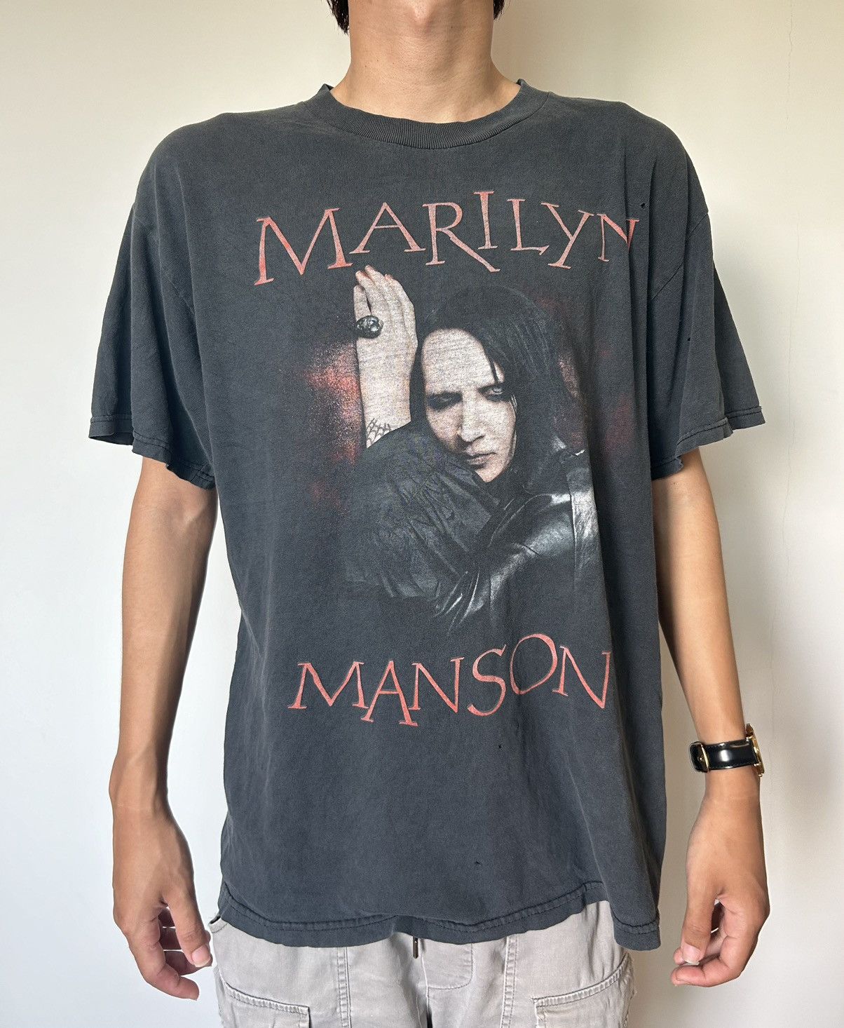 Band Tees Vintage Y2K "Marilyn Manson" Band Tees 2000s Size US XL / EU 56 / 4 - 1 Thumbnail
