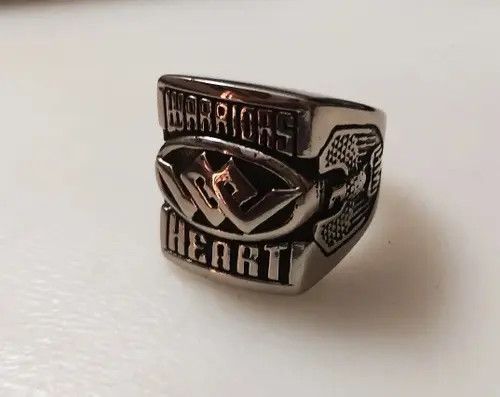 Other Warrior Heart Ring ( Size 7 to 13 ) Size ONE SIZE - 6 Thumbnail