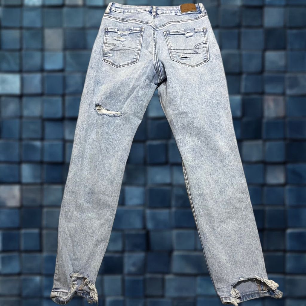American Eagle Outfitters American Eagle Outfitters Womens Jeans Blue Distressed High Rise Jegging 6P Petites XS? Size 28" / US 6 / IT 42 - 1 Thumbnail
