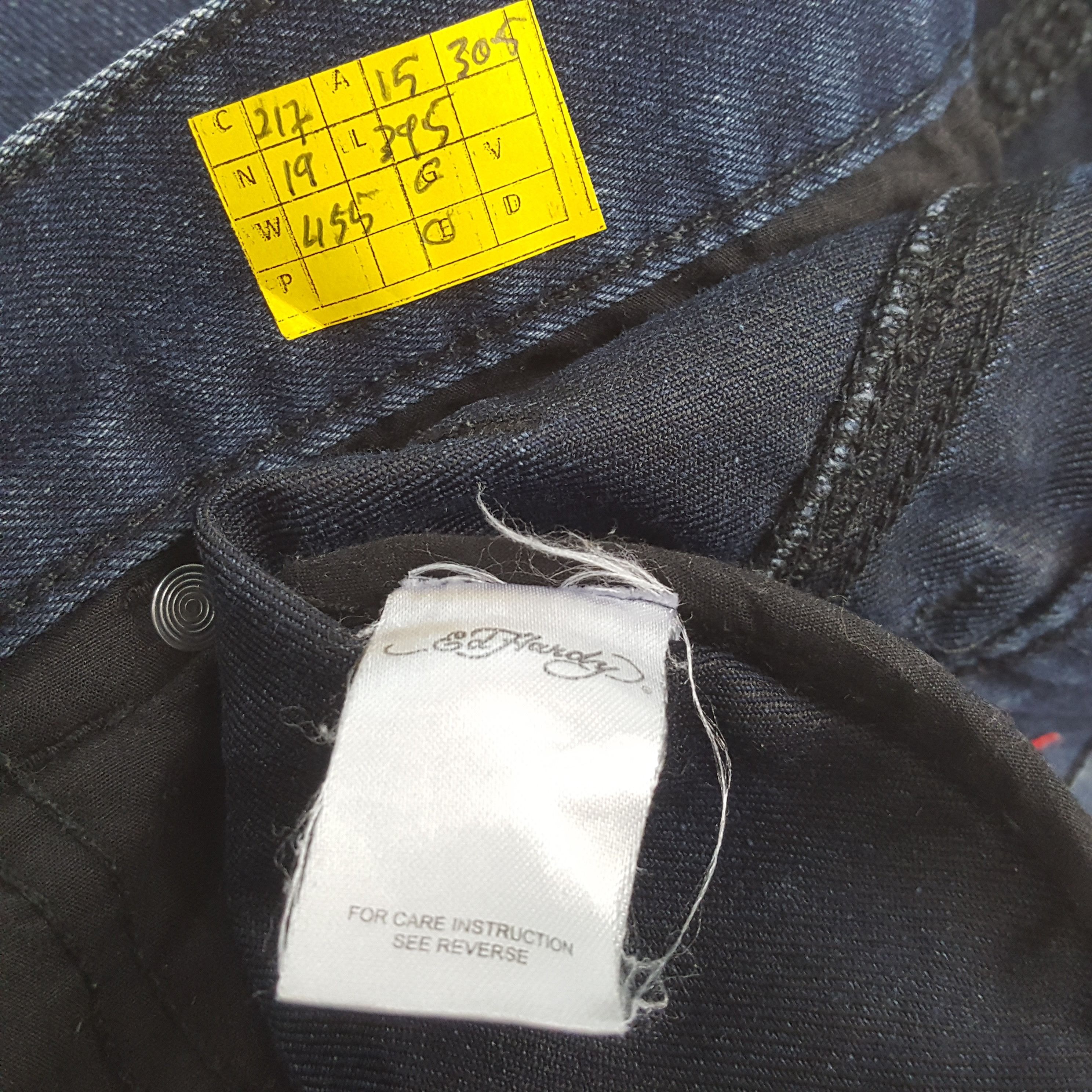 Christian Audigier × Ed Hardy × Vintage Vintage ED HARDY by CHRISTIAN AUDIGIER Designer Brand Jeans Size 30" / US 8 / IT 44 - 13 Thumbnail