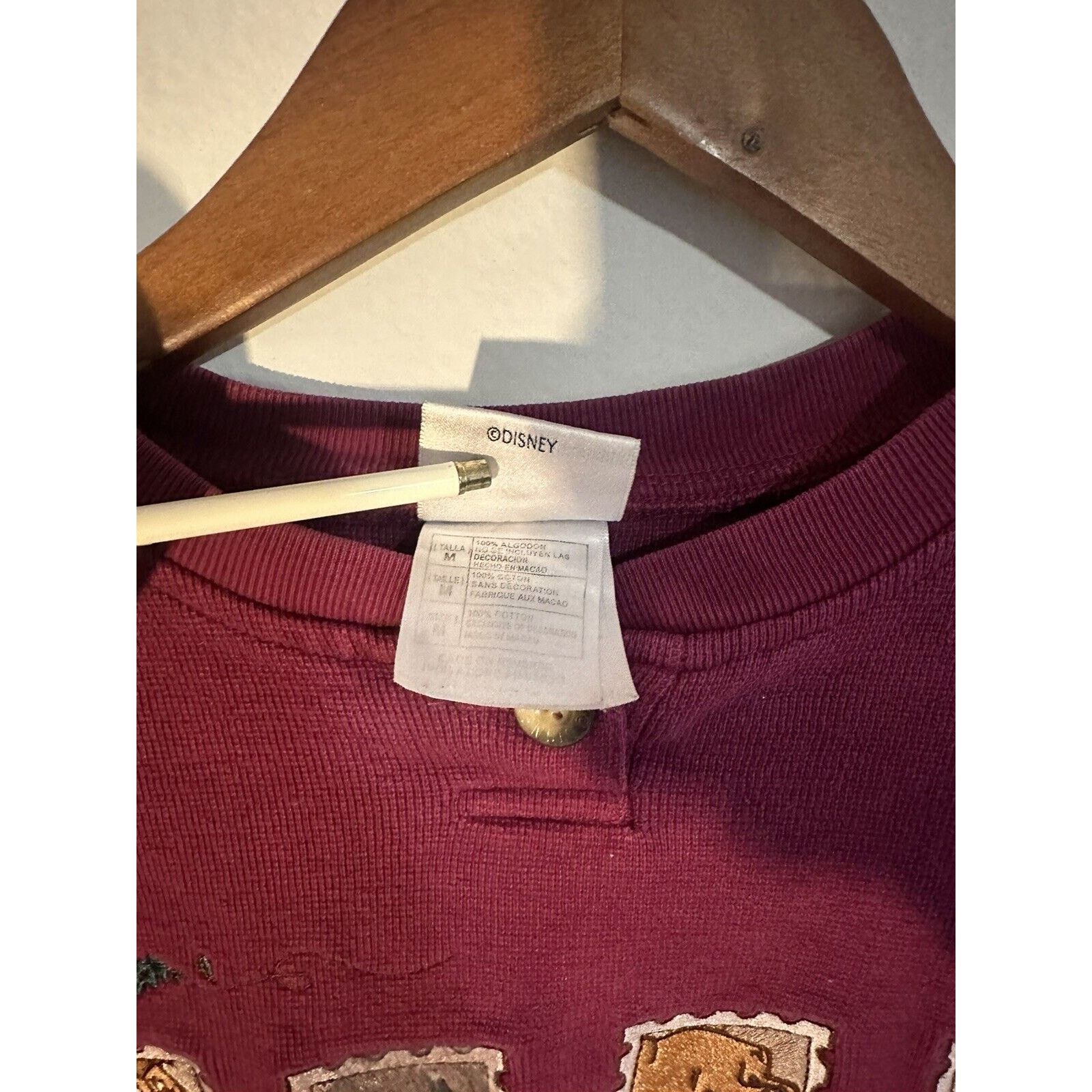 Disney Disney Store Mickey Winnie The Pooh Long Sleeve Pullover M Size US M / EU 48-50 / 2 - 3 Thumbnail