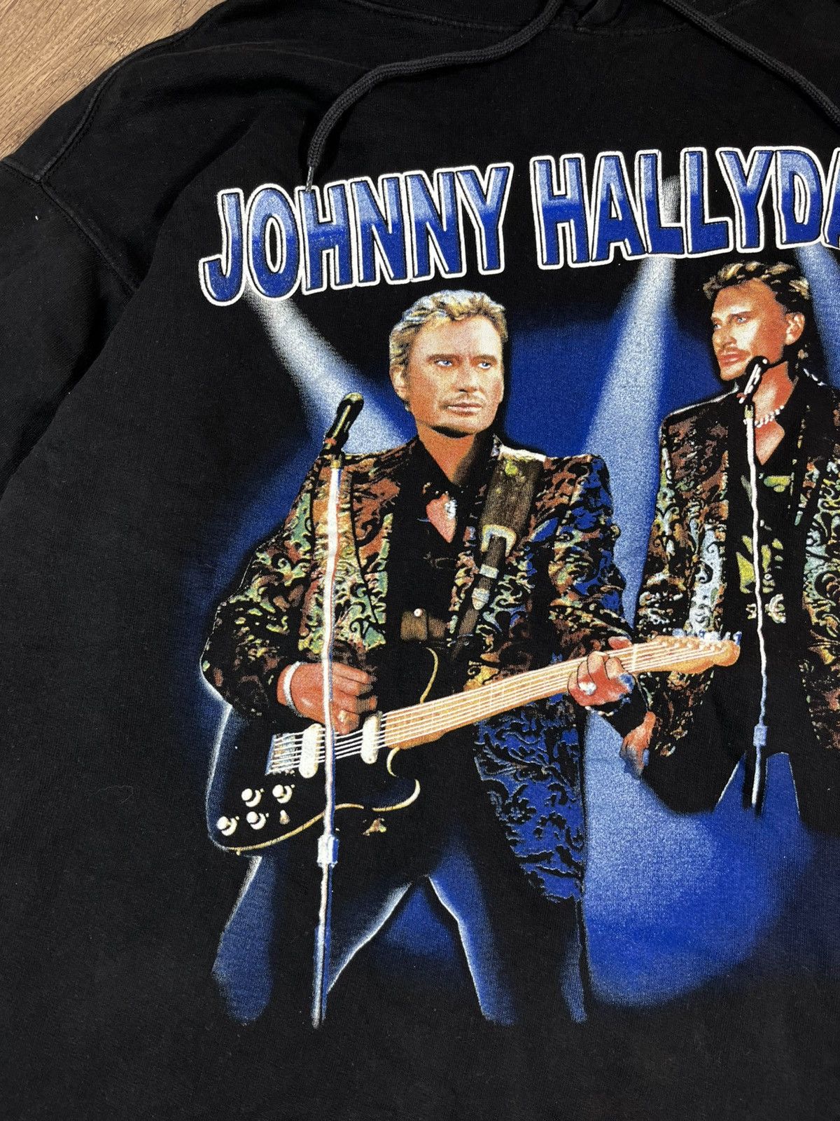 Band Tees Johnny Hallyday 90s Very Rare Hoodie Size US XL / EU 56 / 4 - 5 Thumbnail
