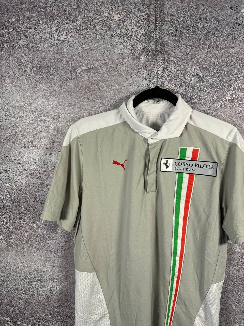 Ferrari × Formula 1 × Puma Vintage Puma Ferraru Corso Pilota Evoluzione Polo Shirt M sz Size US M / EU 48-50 / 2 - 2 Thumbnail