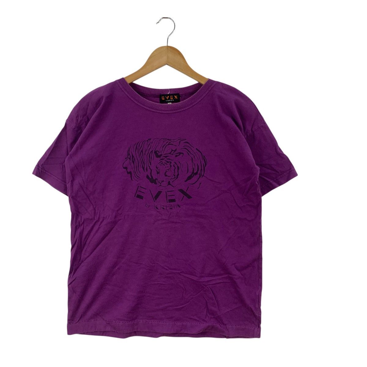 Krizia Uomo Vintage KRIZIA UOMO EVEX Tiger Illustration Tee Shirt Top Size M / US 6-8 / IT 42-44 - 5 Thumbnail