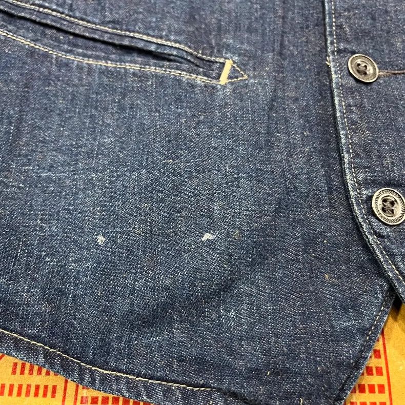 RRL Ralph Lauren RRL Ralph Lauren Cotton and linen denim vest Size US M / EU 48-50 / 2 - 9 Thumbnail