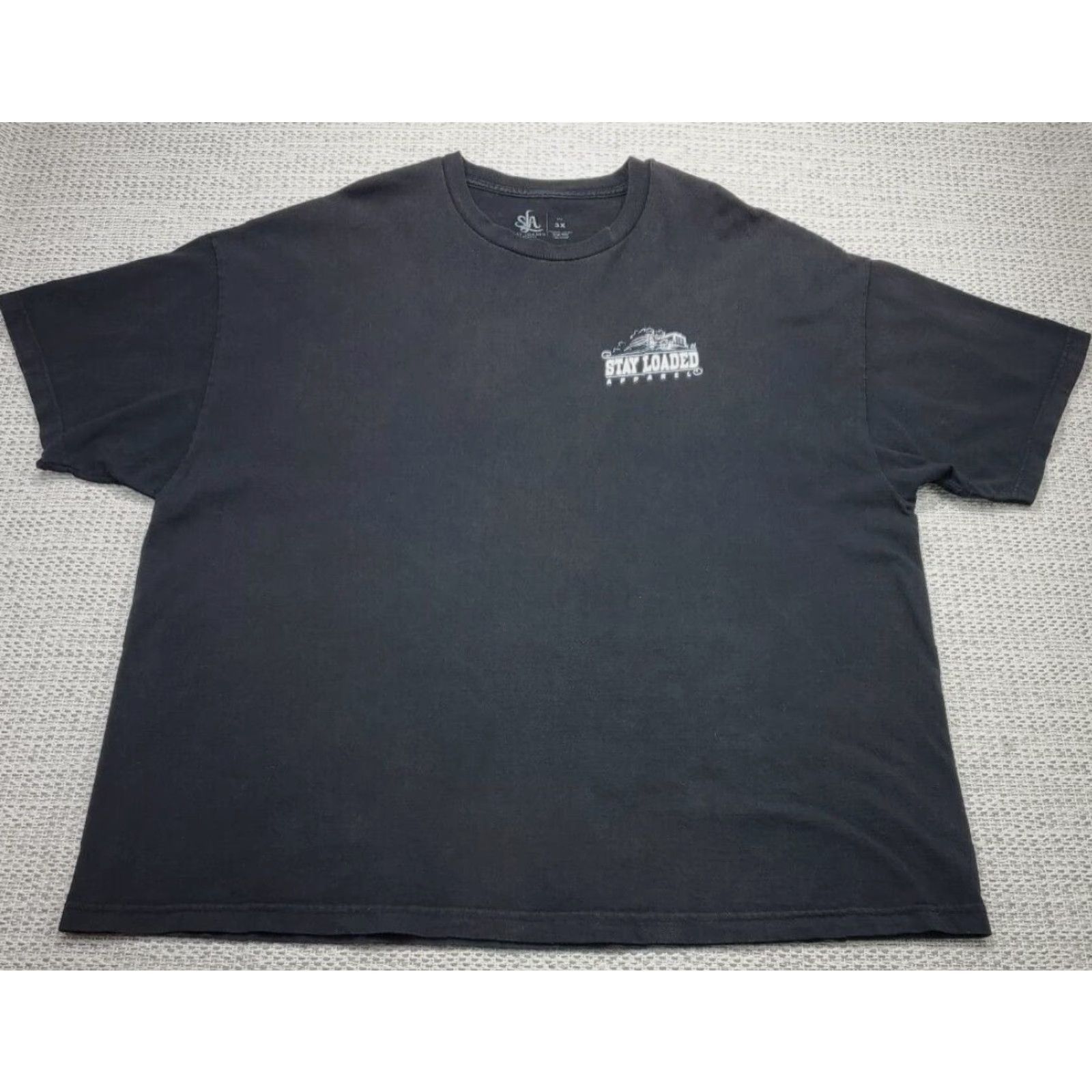 Vintage VINTAGE Stay Loaded Trucker Tee Shirt Mens 3XL Black Its a Trucker Thing 1% Size US XXL / EU 58 / 5 - 3 Thumbnail