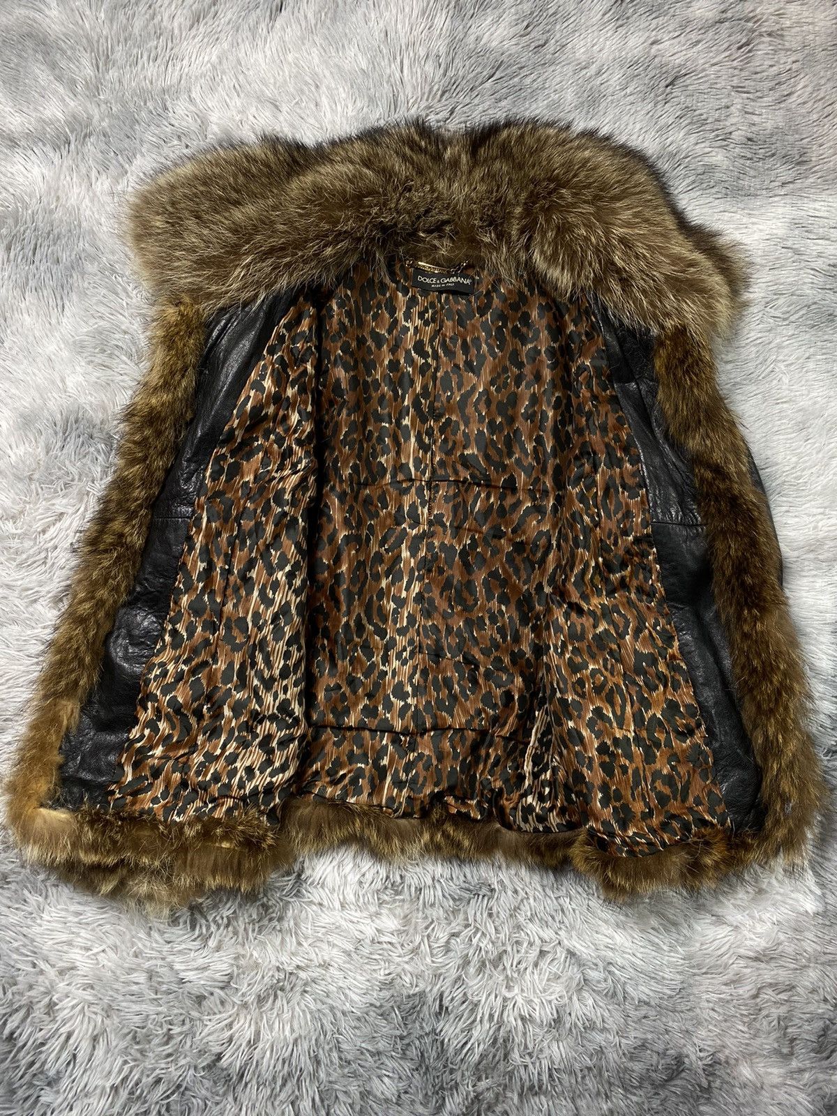 Dolce & Gabbana × Leather × Vintage Dolce & Gabbana Shearling Leather Jacket | Japanese Brand Size M / US 6-8 / IT 42-44 - 8 Thumbnail