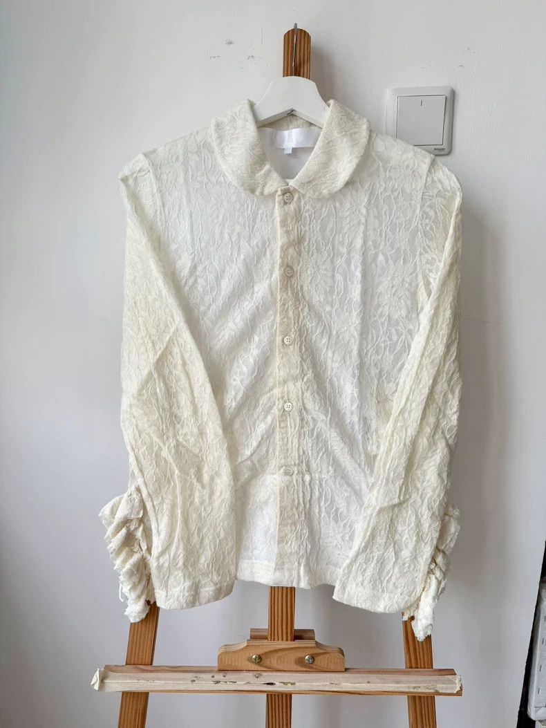 Other Comme Des Garcons Wool lace long-sleeve shirt Size S / US 4 / IT 40 - 1 Thumbnail