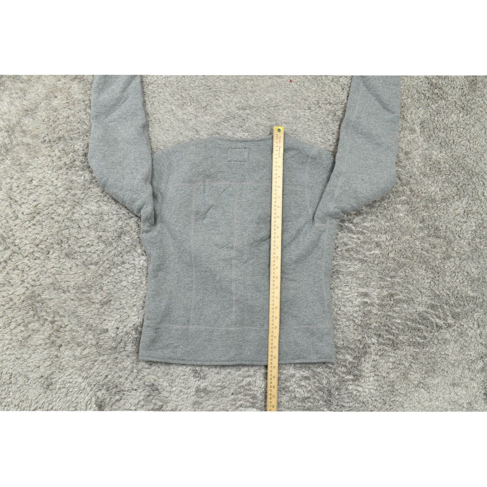 Tommy Bahama Tommy Bahama Cardigan Gray Cotton Full Zip Sherpa Lined Solid Women M Regular Medium Cardigan Size M / US 6-8 / IT 42-44 - 5 Thumbnail