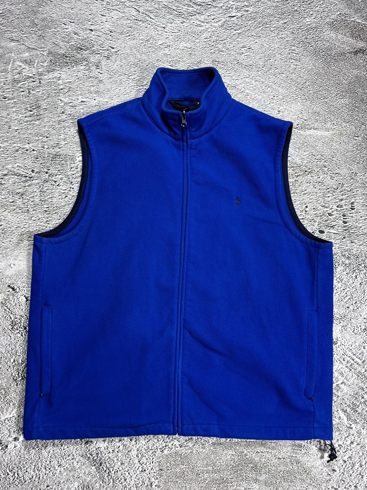 Polo Ralph Lauren × Ralph Lauren Sport × Vintage Polo Sport vest fleece vintage blue Ralph Lauren Size US XL / EU 56 / 4 - 1 Thumbnail