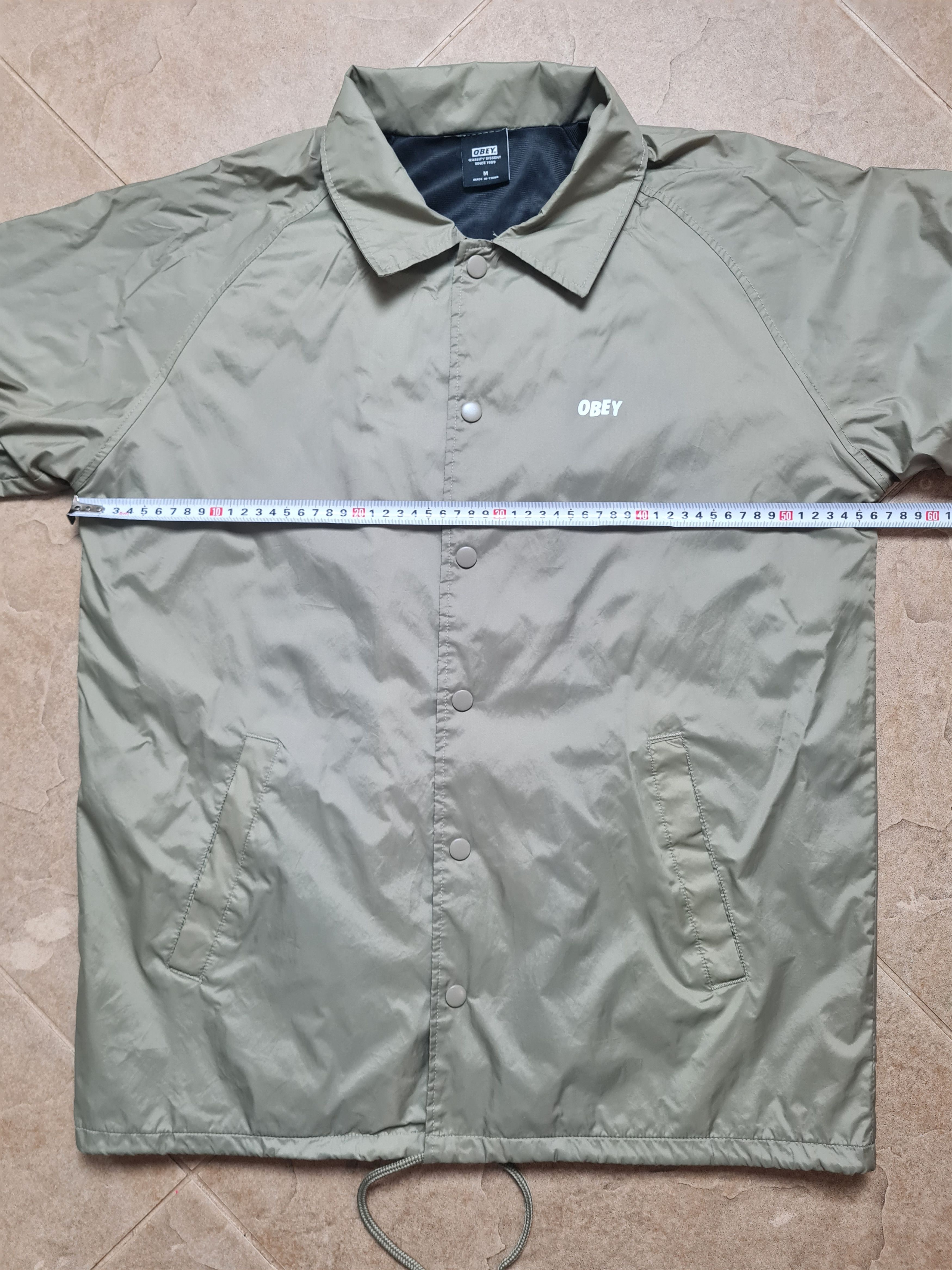 Obey Mens Jacket Rare Obey Coach Jacket Windbreaker Size M Size US M / EU 48-50 / 2 - 7 Thumbnail