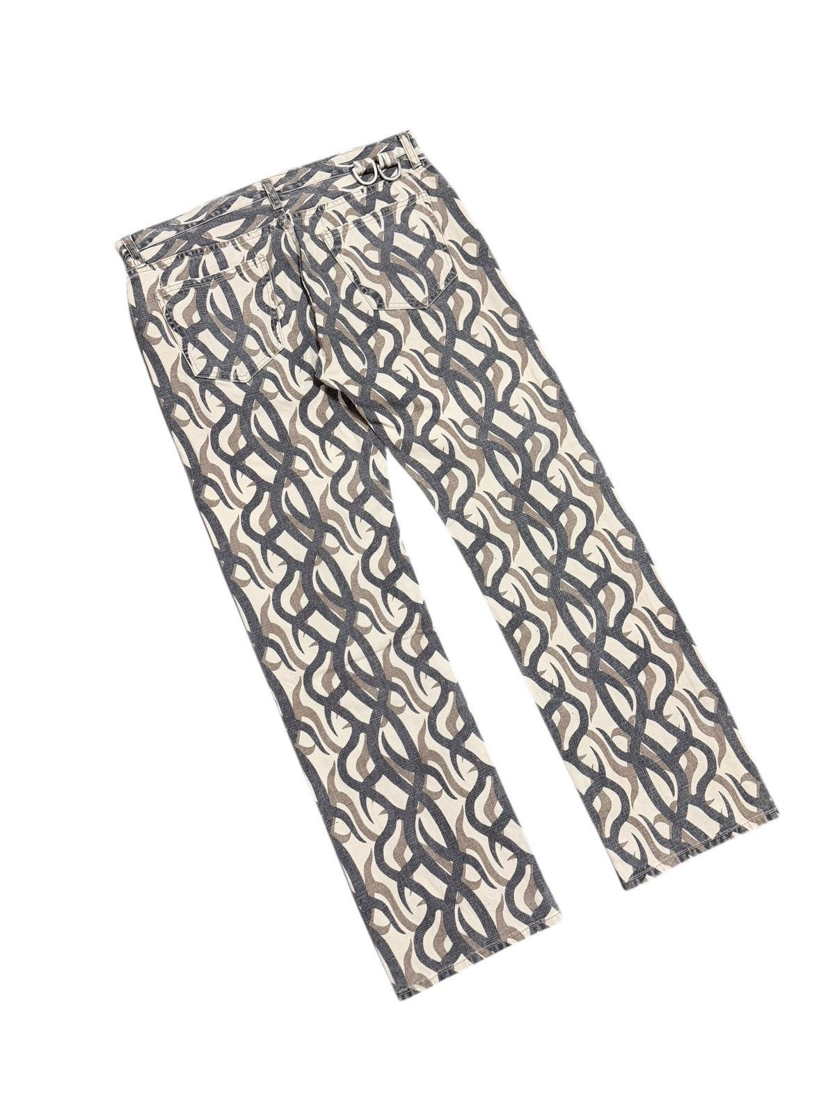 If Six Was Nine Vtg🔥Gogmagog Inspired Number Nine Tribal Camo Denim Size US 36 / EU 52 - 14 Thumbnail