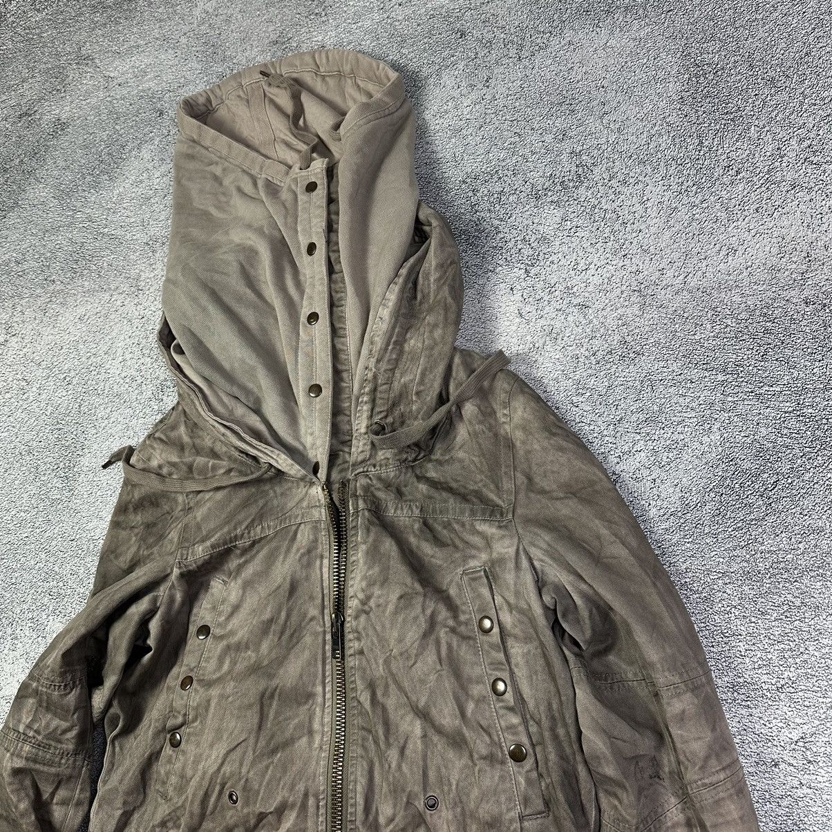 Allsaints AllSaints Parka Jacket Gray Faded Avant Garde Size US M / EU 48-50 / 2 - 6 Thumbnail