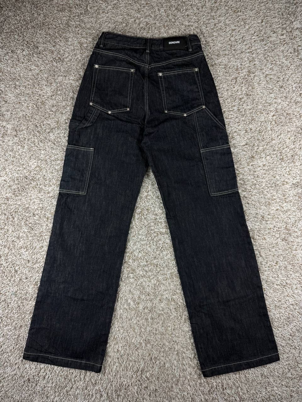 Other DONCARE Raw Denim Buggy Jeans Dark Blue Size US 30 / EU 46 - 10 Thumbnail