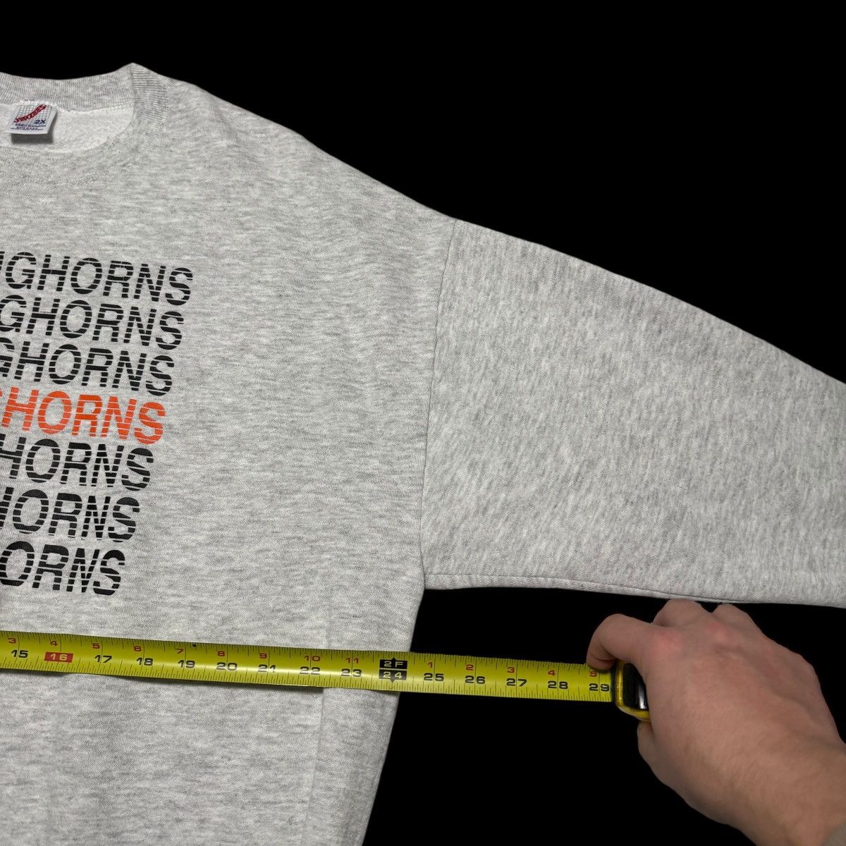 Jerzees Vintage Texas Longhorns Cotton Blend Sweatshirt Men's 2XL Size US XXL / EU 58 / 5 - 7 Thumbnail
