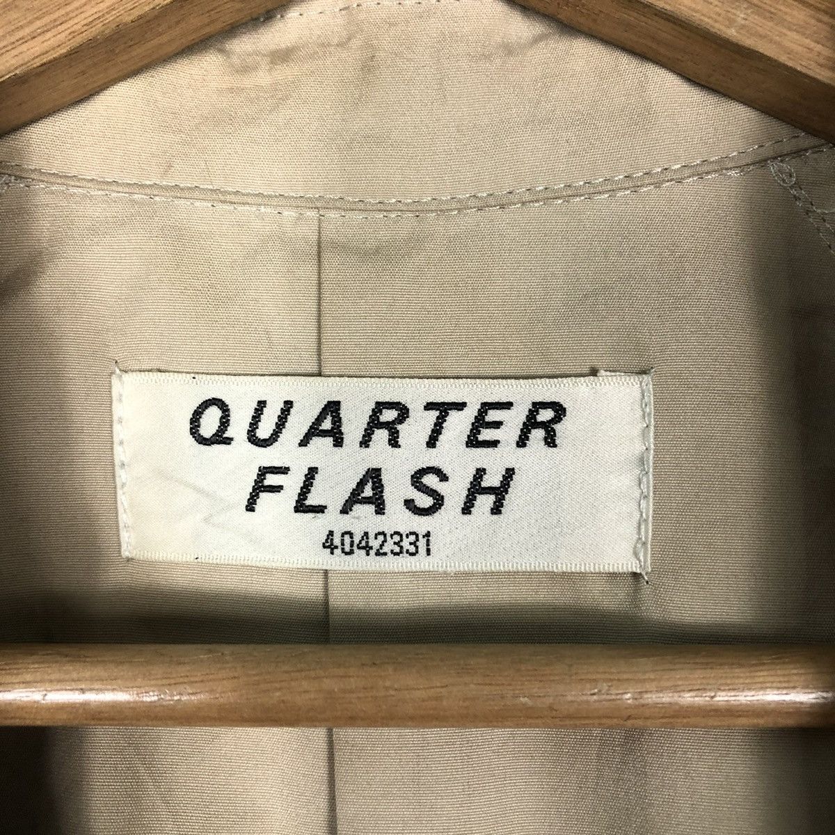 Japanese Brand 🔥VINTAGE TRENCH COATS DOUBLE BREAST QUARTER FLASH 4042331 Size US M / EU 48-50 / 2 - 20 Thumbnail
