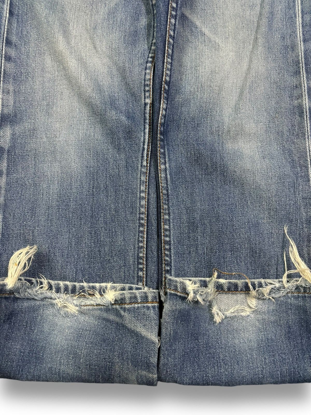 Levi's Vintage 90s Levis 505 Blue Wash Regular Fit Distressed Jeans Size US 29 - 9 Thumbnail