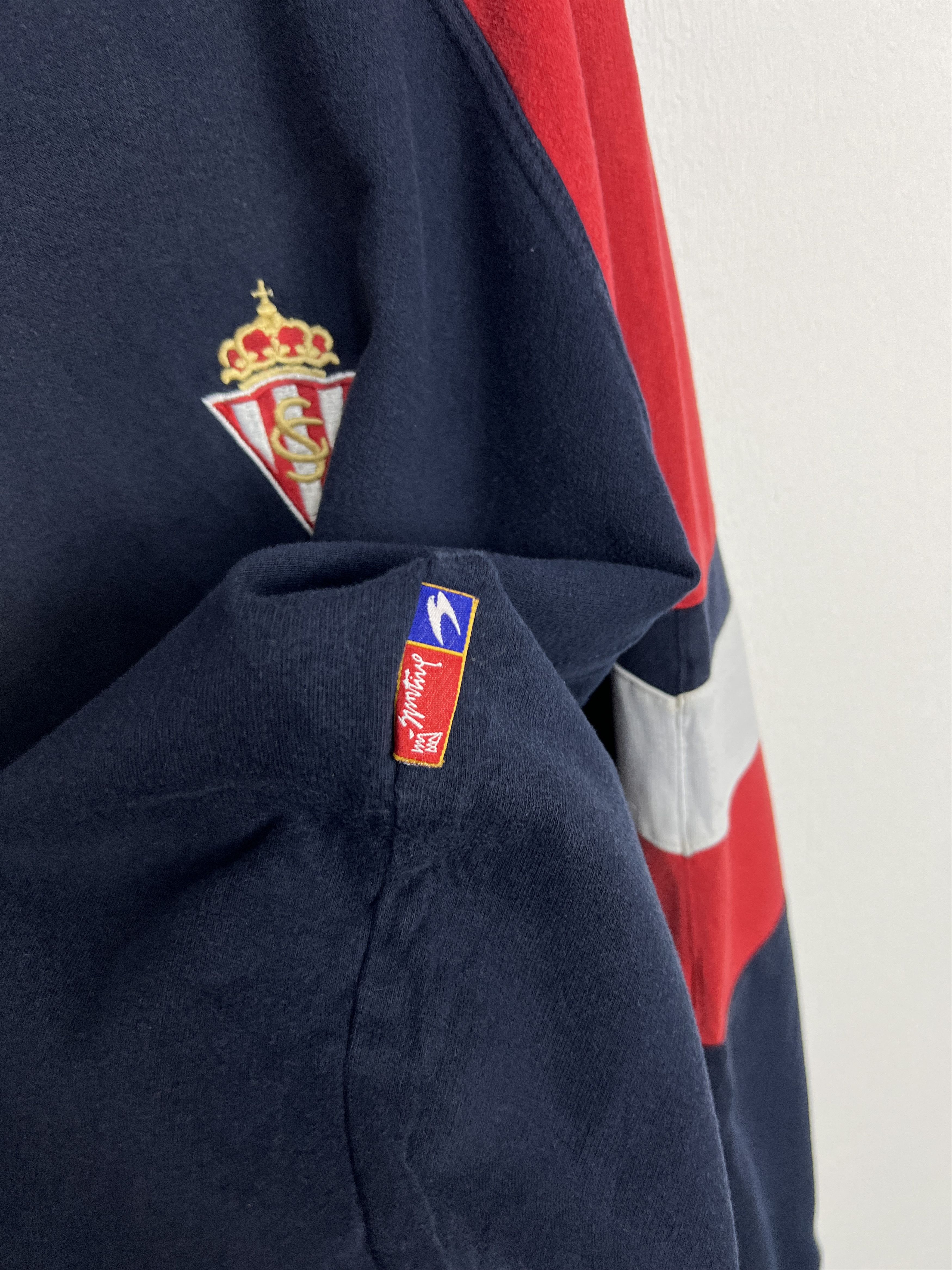 Vintage Sporting Gijon football Sweatshirt Rare Soccer Crewneck Size US XXL / EU 58 / 5 - 4 Thumbnail
