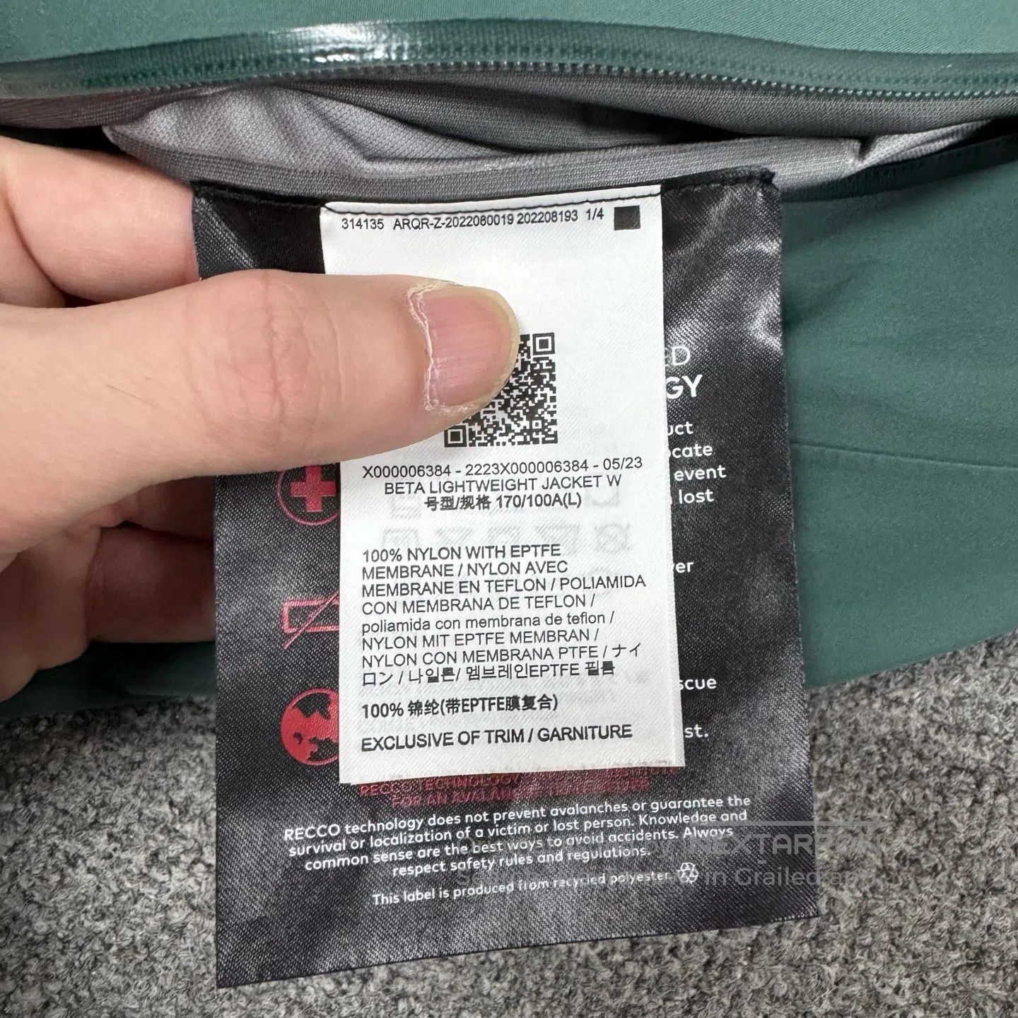 Arc'teryx ARC‘TERYX beta green hardshell| Size L / US 10 / IT 46 - 7 Thumbnail