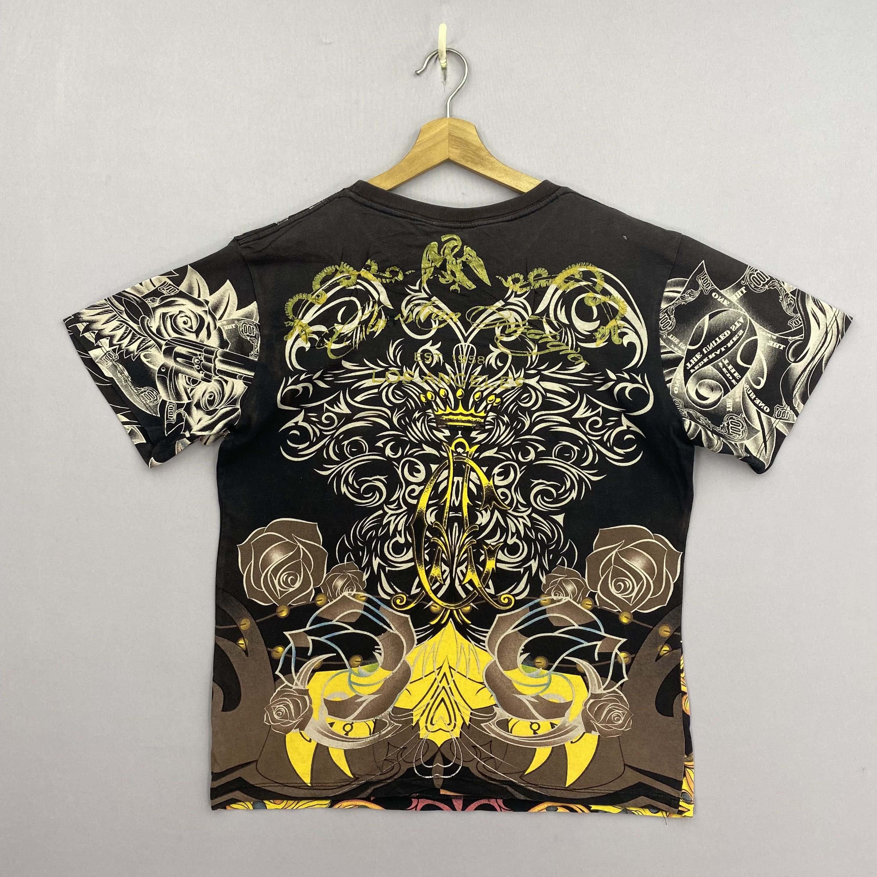 Christian Audigier Vintage Christian Audigier T-Shirt Ed Hardy Crewneck Tee Size US M / EU 48-50 / 2 - 2 Thumbnail