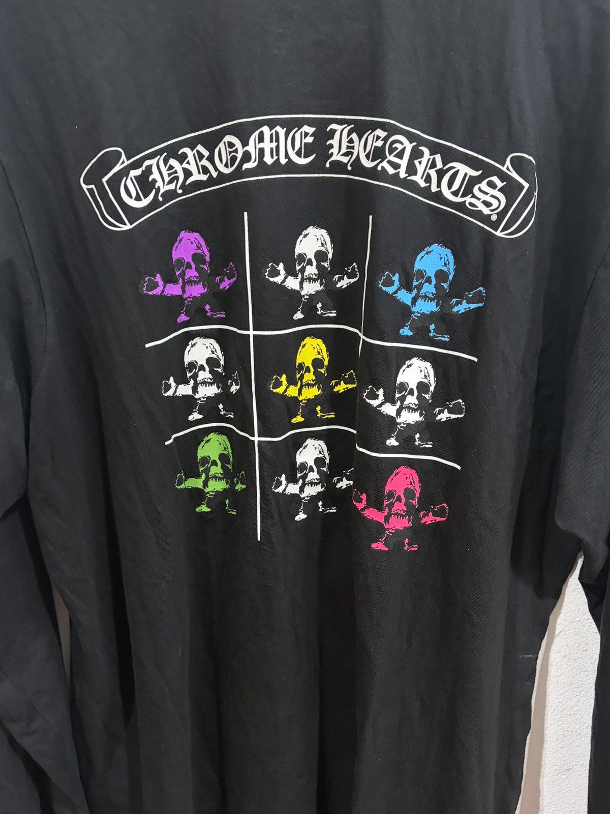 Chrome Hearts Chrome Hearts Foti Tic Tac Toe L/S Tee Size US M / EU 48-50 / 2 - 6 Thumbnail