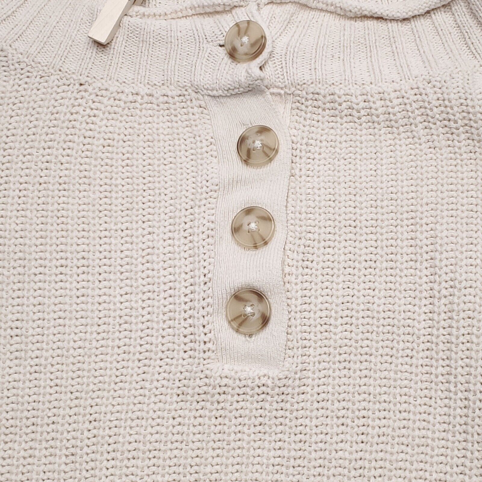American Eagle Outfitters American Eagle Pullover Cropped Sweater Womens Size S Beige Size S / US 4 / IT 40 - 4 Thumbnail