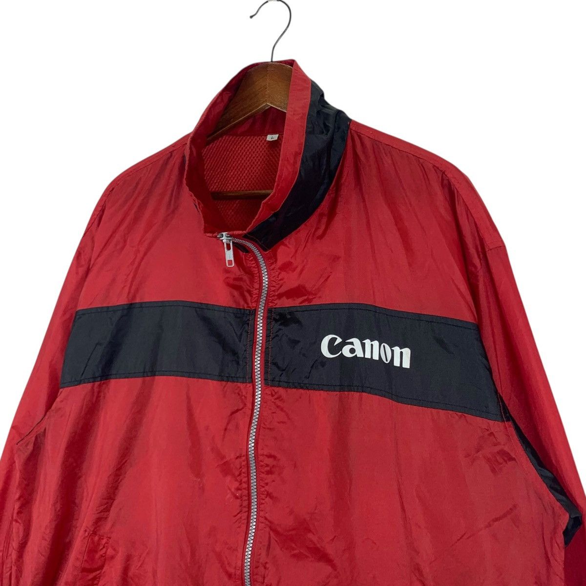 Canon × Japanese Brand × Vintage Vintage Canon Light Jacket Full Zipper Size US L / EU 52-54 / 3 - 4 Thumbnail